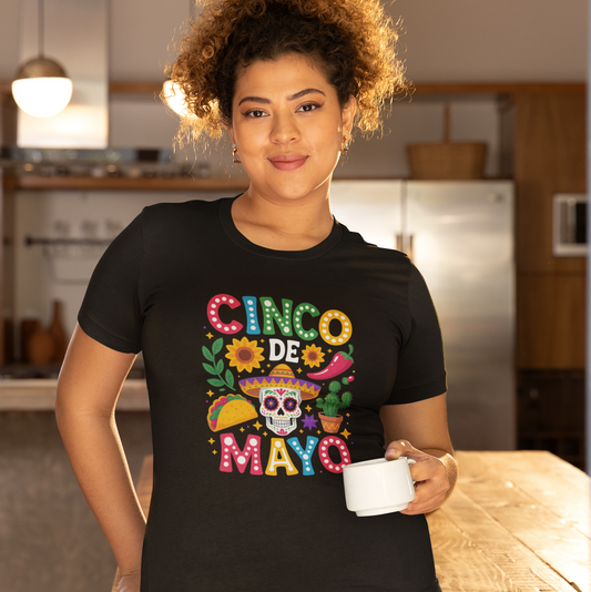 Cinco de Mayo Skull, Taco & Cactus