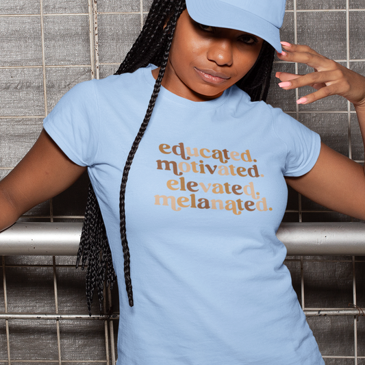 Educated. Motivated. Elevated. Melanated.