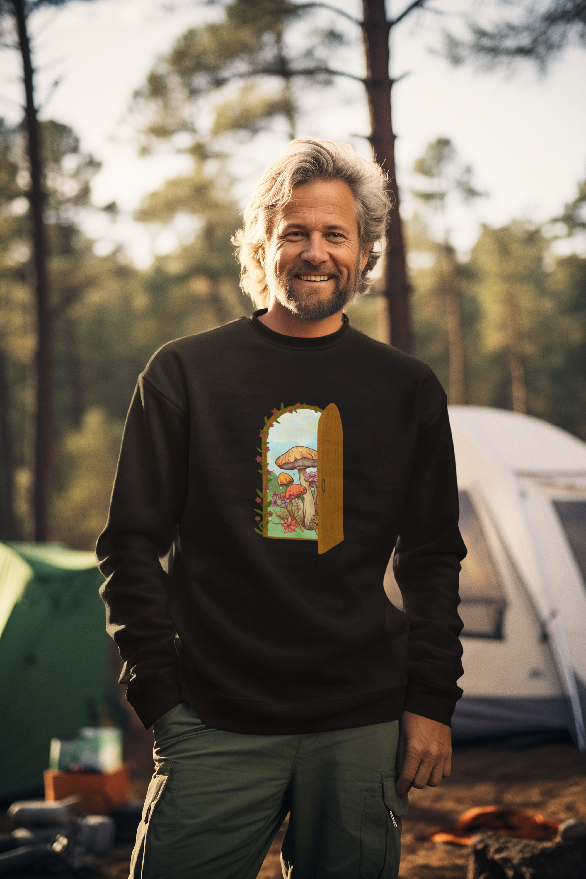 Behind the Door Mushroom