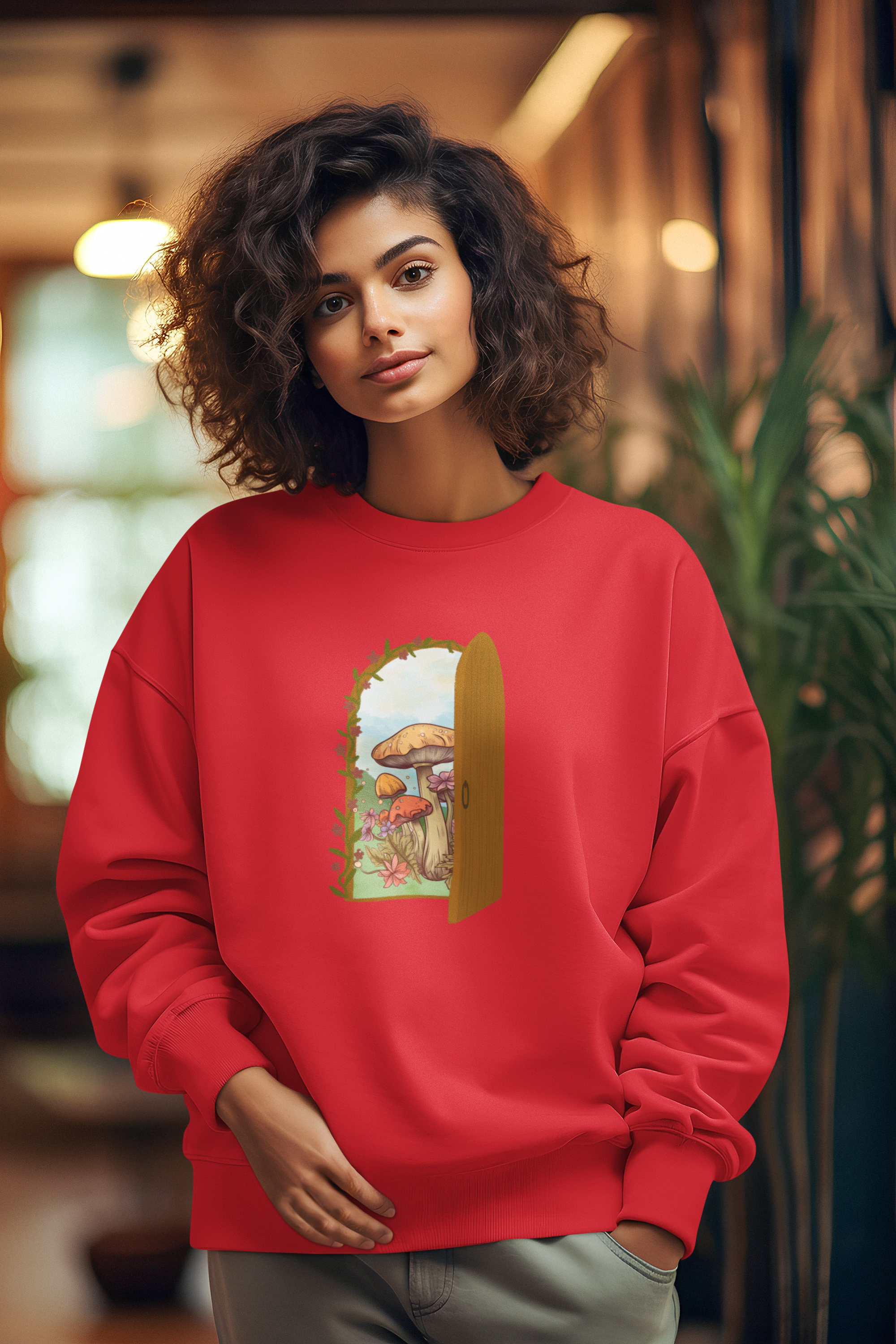 Behind the Door Mushroom