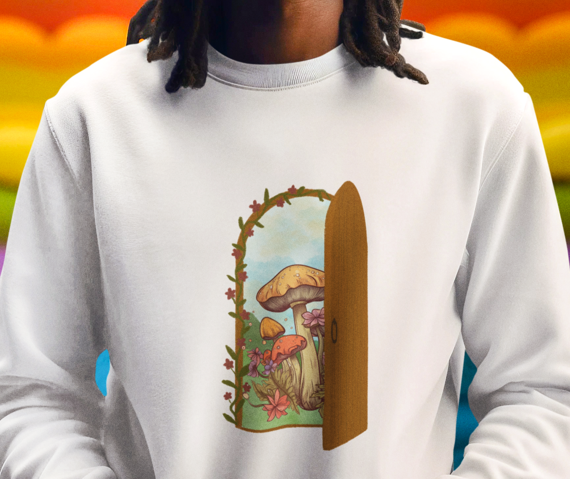 Behind the Door Mushroom