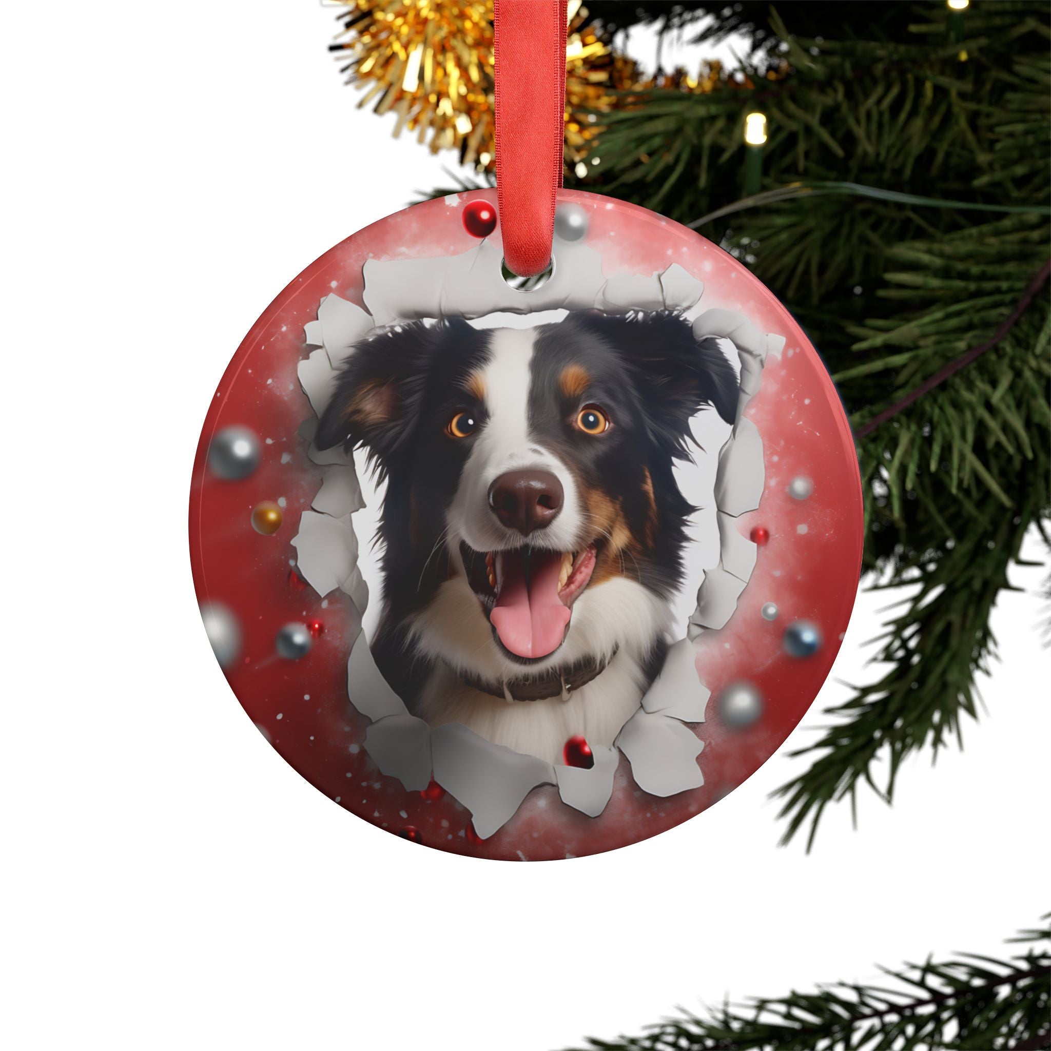 Dog Lover Ornaments with Ribbon- 21 Breeds