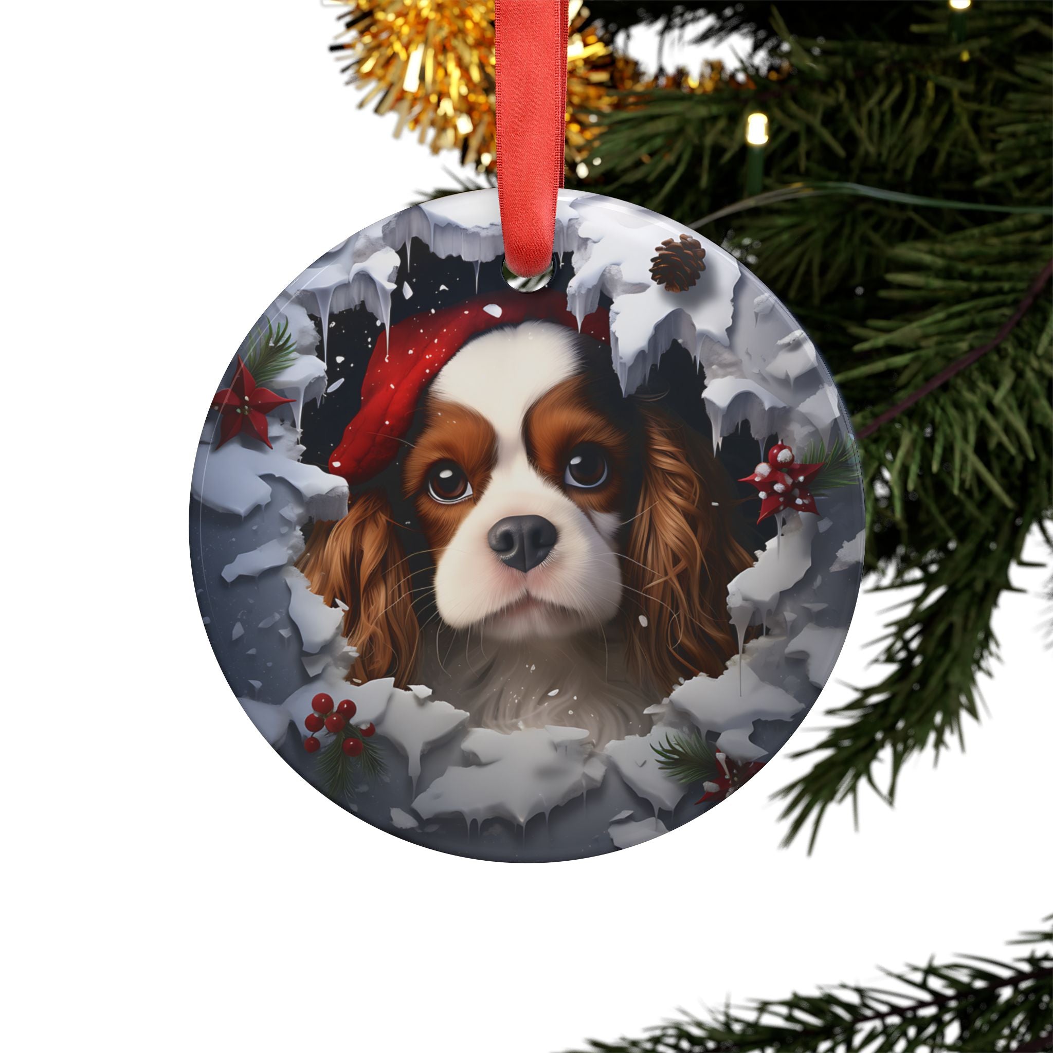Dog Lover Ornaments with Ribbon- 21 Breeds