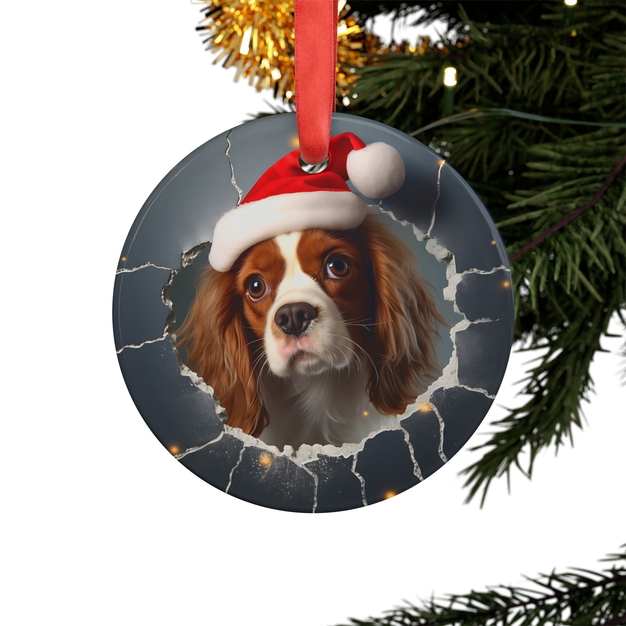 Dog Lover Ornaments with Ribbon- 21 Breeds