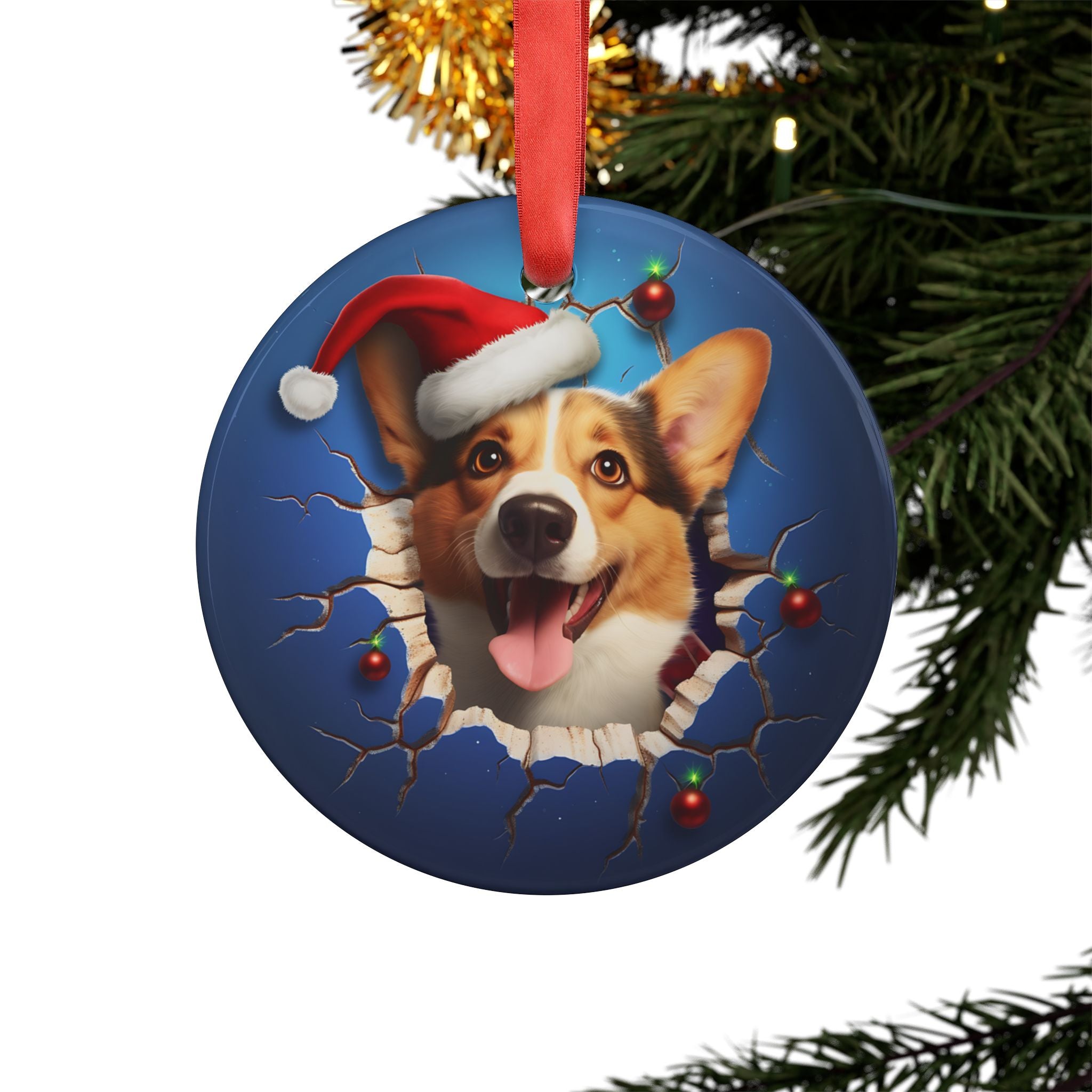 Dog Lover Ornaments with Ribbon- 21 Breeds