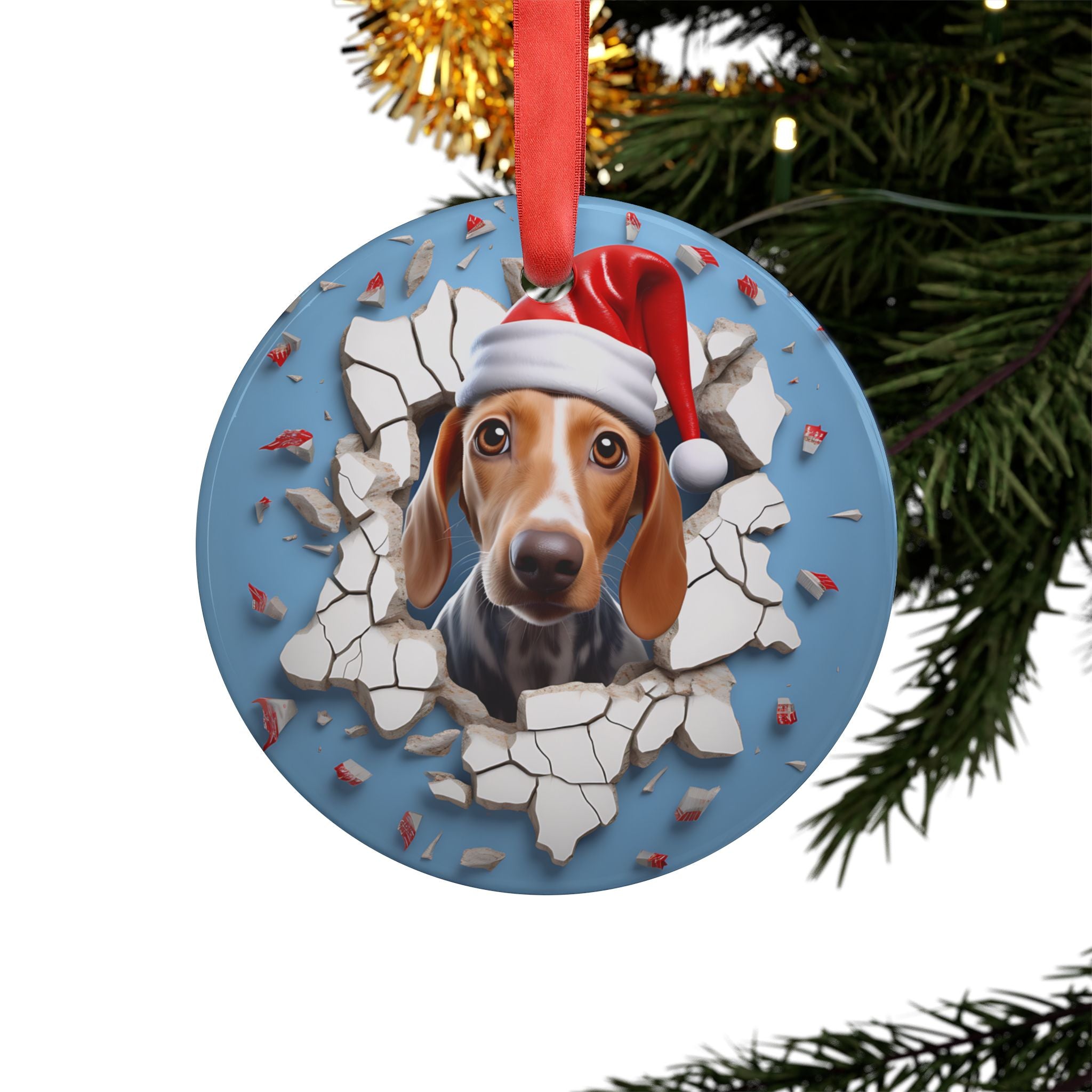 Dog Lover Ornaments with Ribbon- 21 Breeds