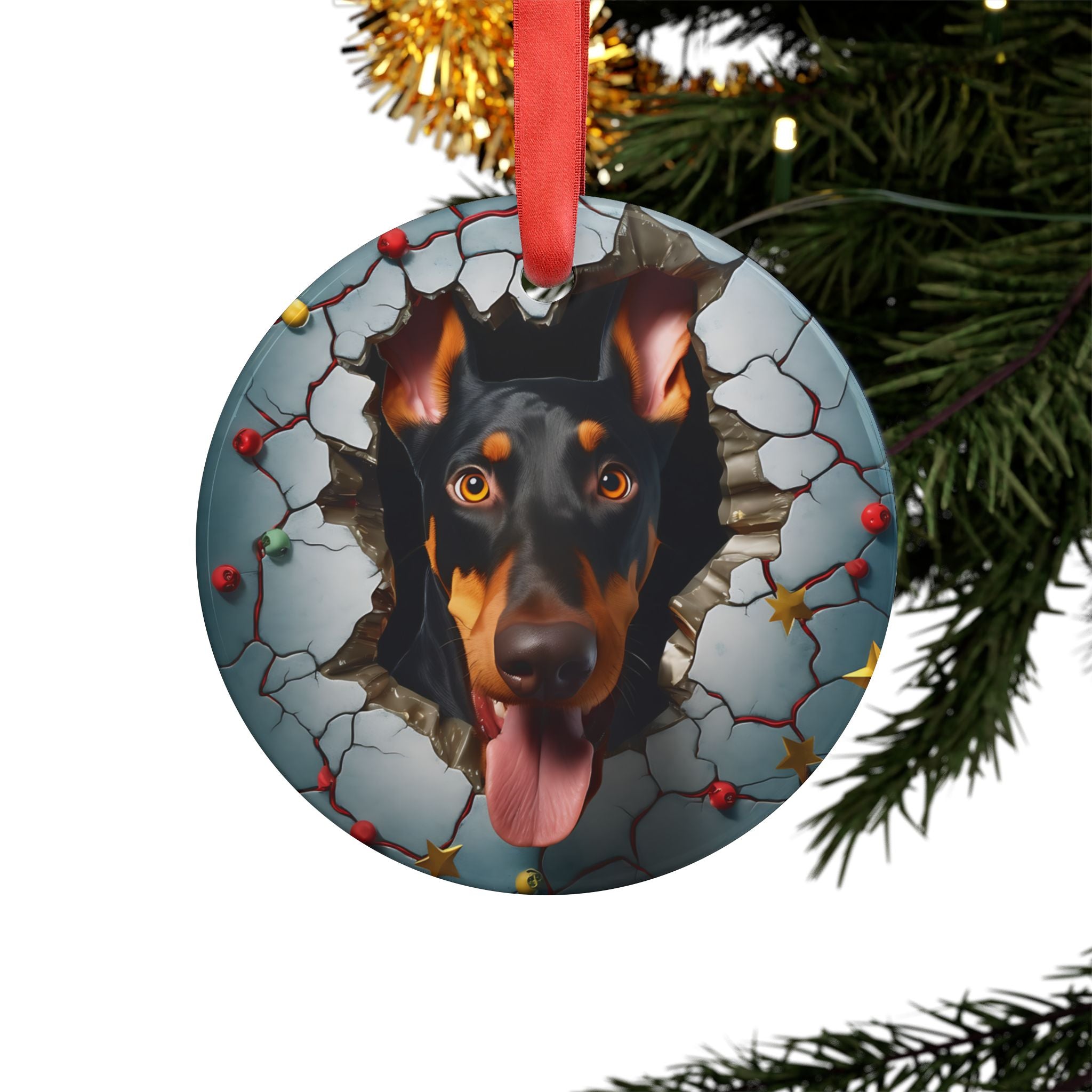 Dog Lover Ornaments with Ribbon- 21 Breeds