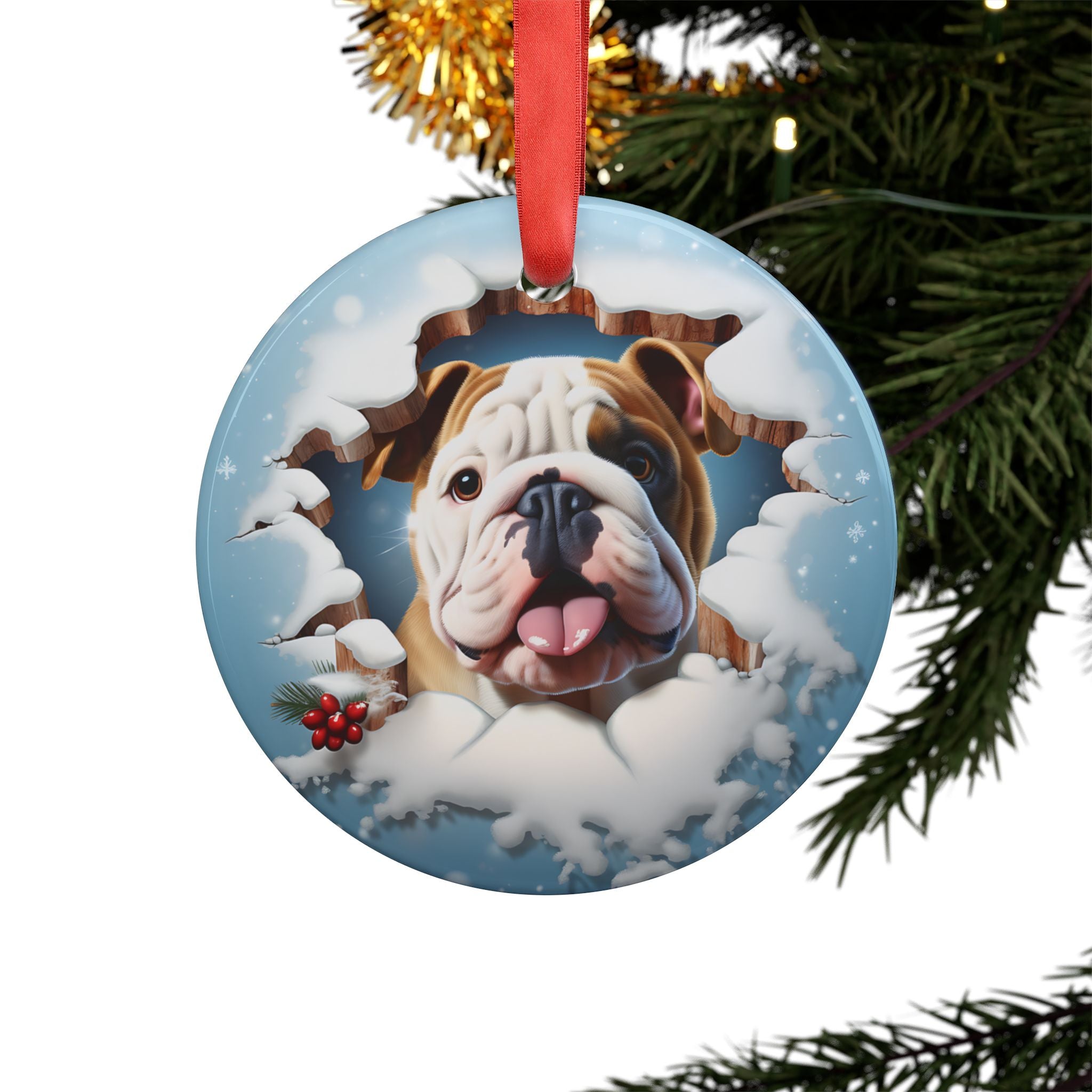 Dog Lover Ornaments with Ribbon- 21 Breeds