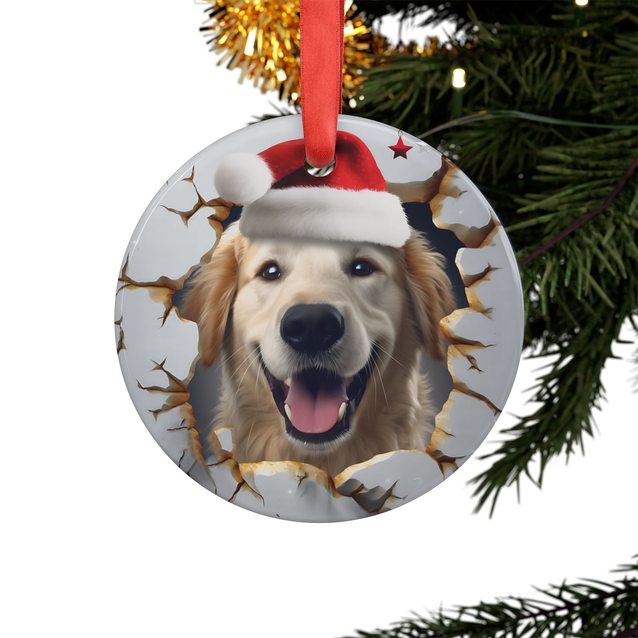 Dog Lover Ornaments with Ribbon- 21 Breeds