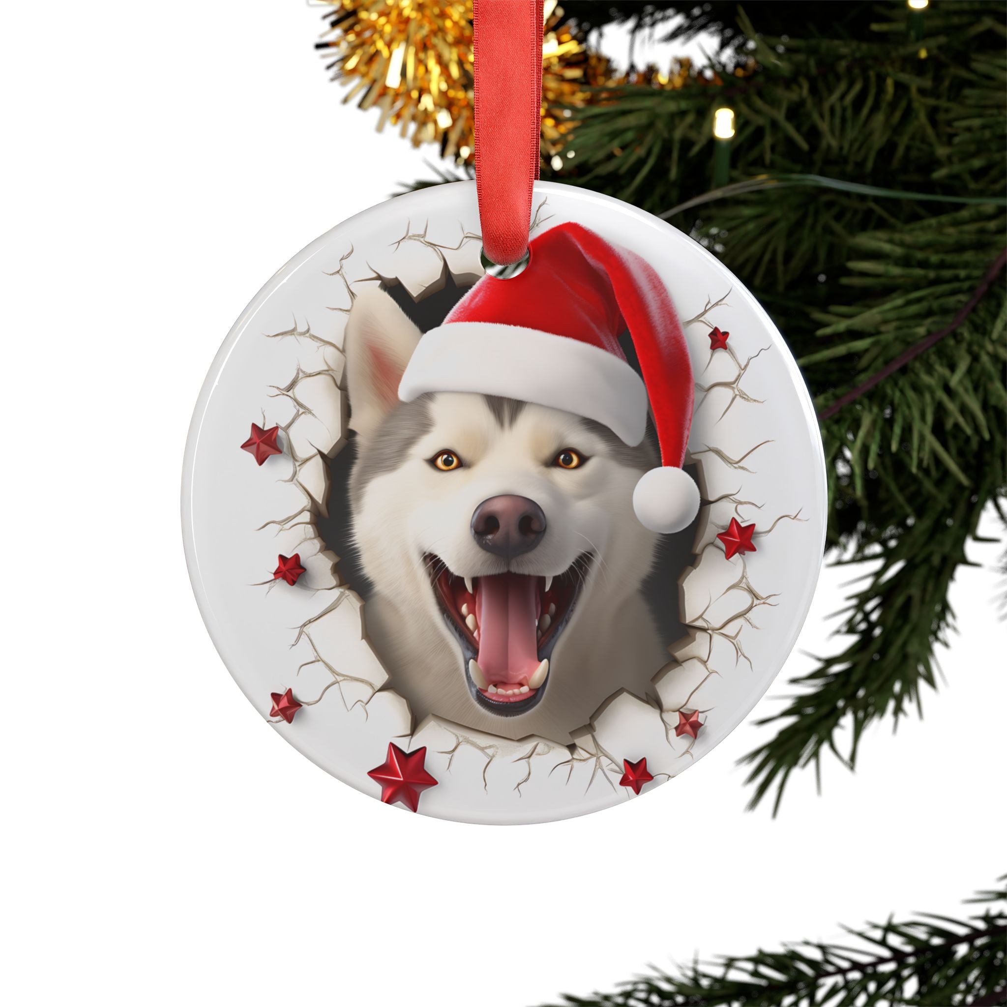 Dog Lover Ornaments with Ribbon- 21 Breeds