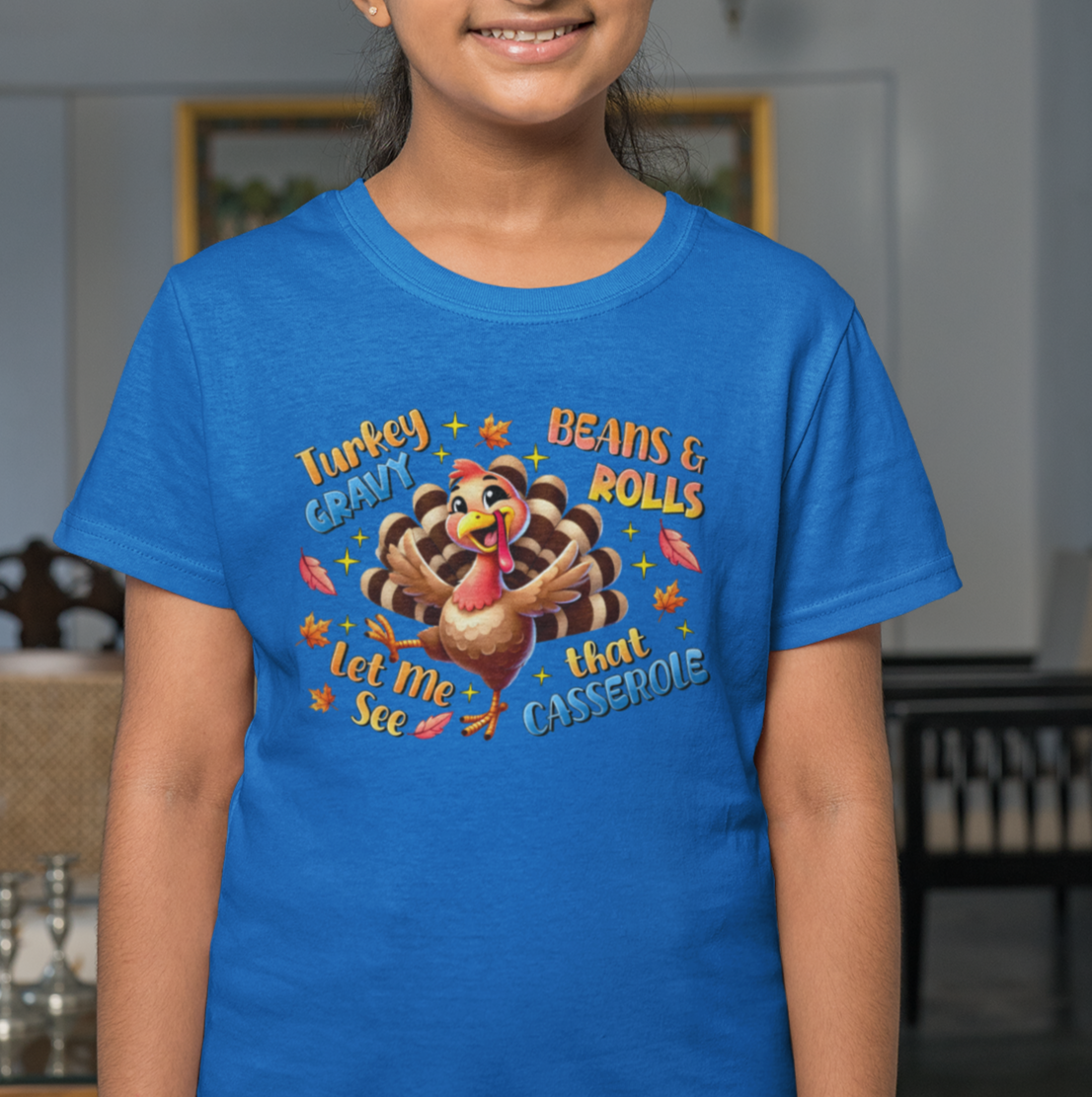 KIDS - Turkey, Gravy, Beans & Rolls, Let me See that Casserole