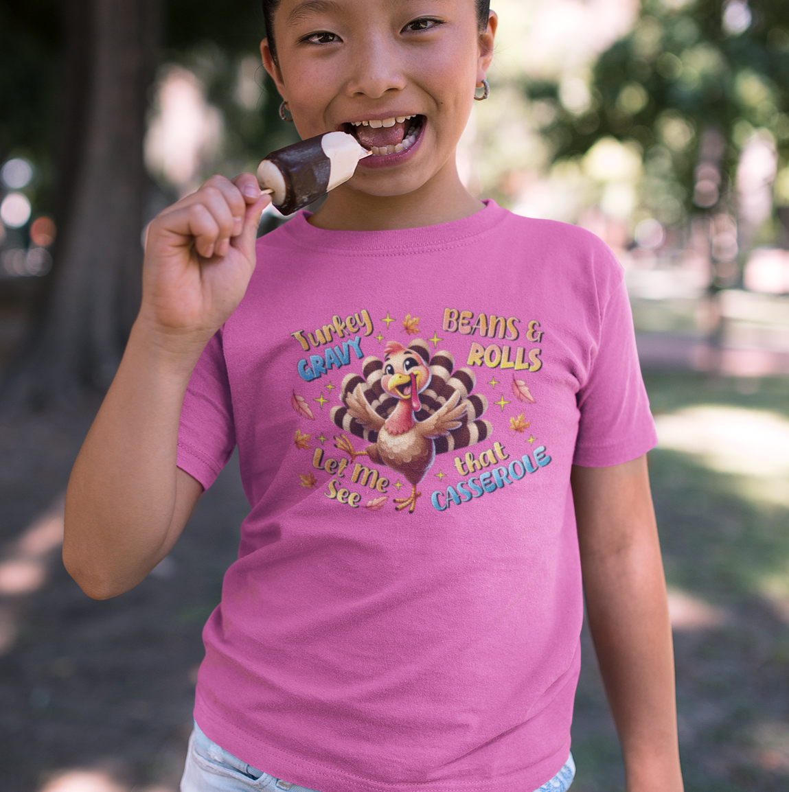 KIDS - Turkey, Gravy, Beans & Rolls, Let me See that Casserole