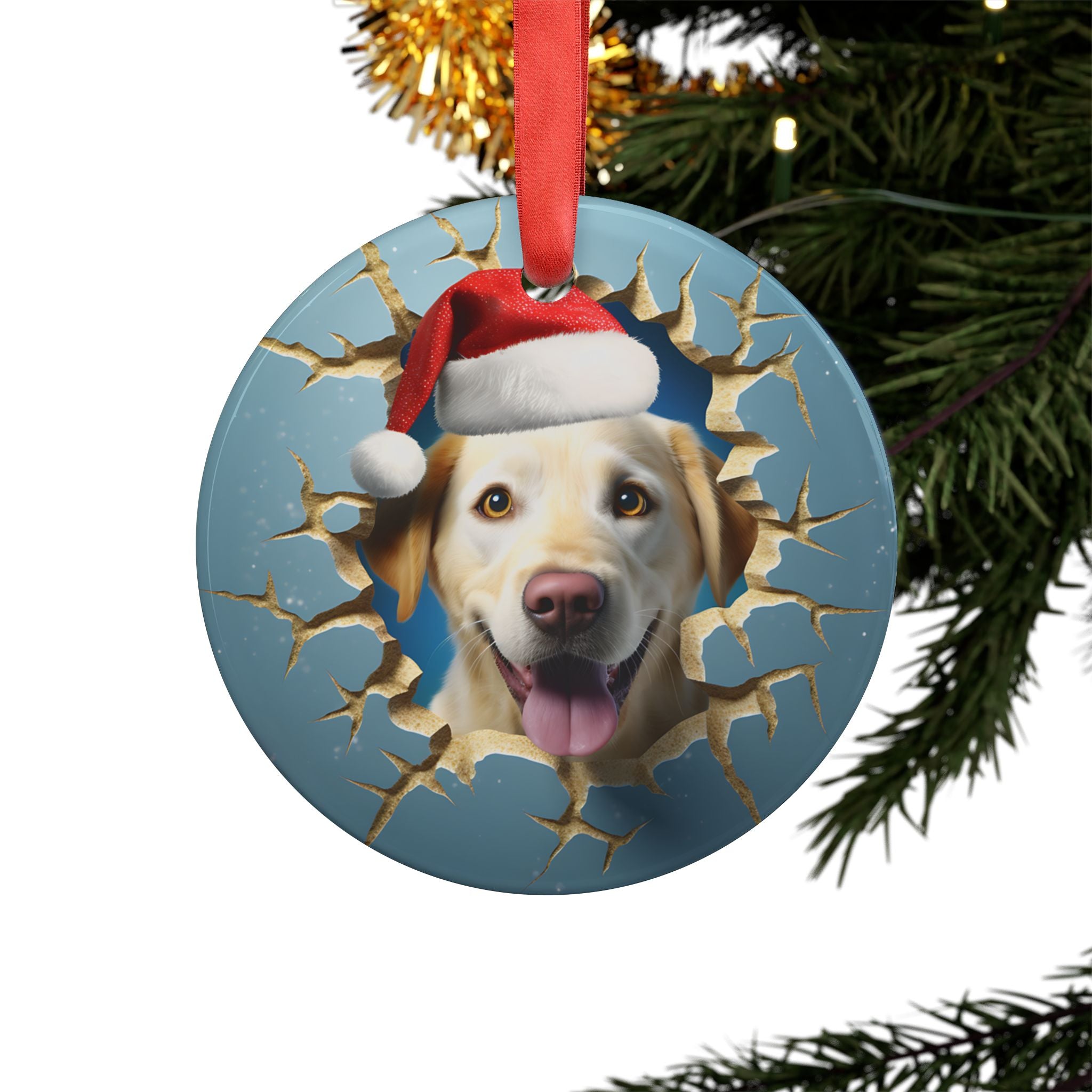 Dog Lover Ornaments with Ribbon- 21 Breeds
