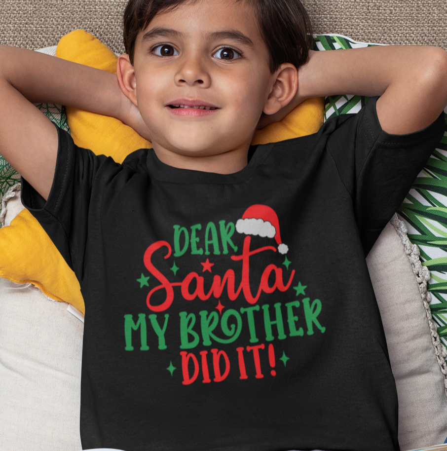 Dear Santa, My Brother Did It!