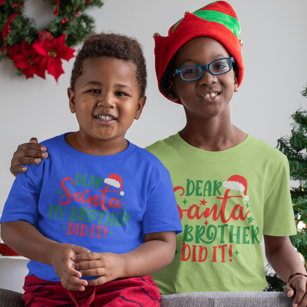Dear Santa, My Brother Did It!