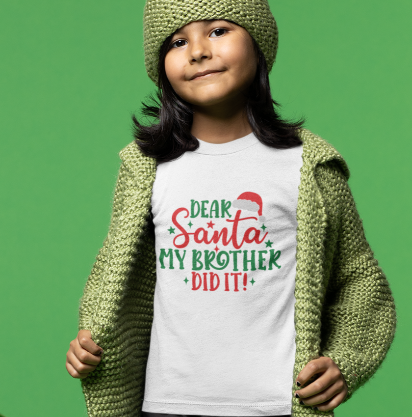 Dear Santa, My Brother Did It!