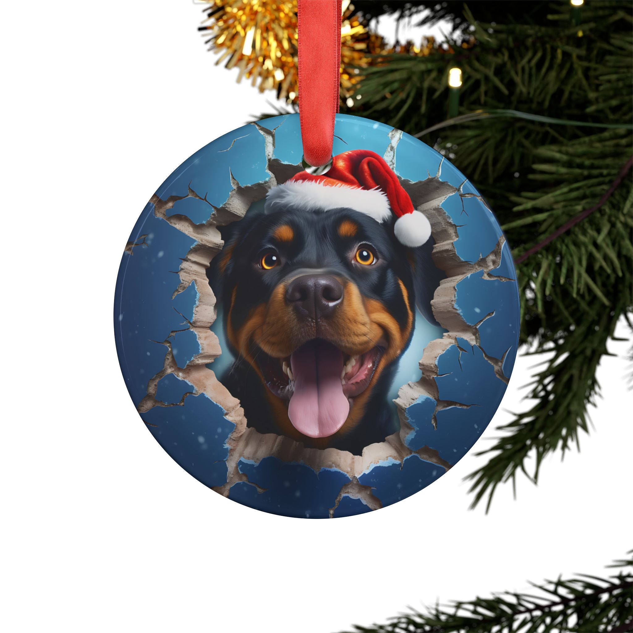 Dog Lover Ornaments with Ribbon- 21 Breeds