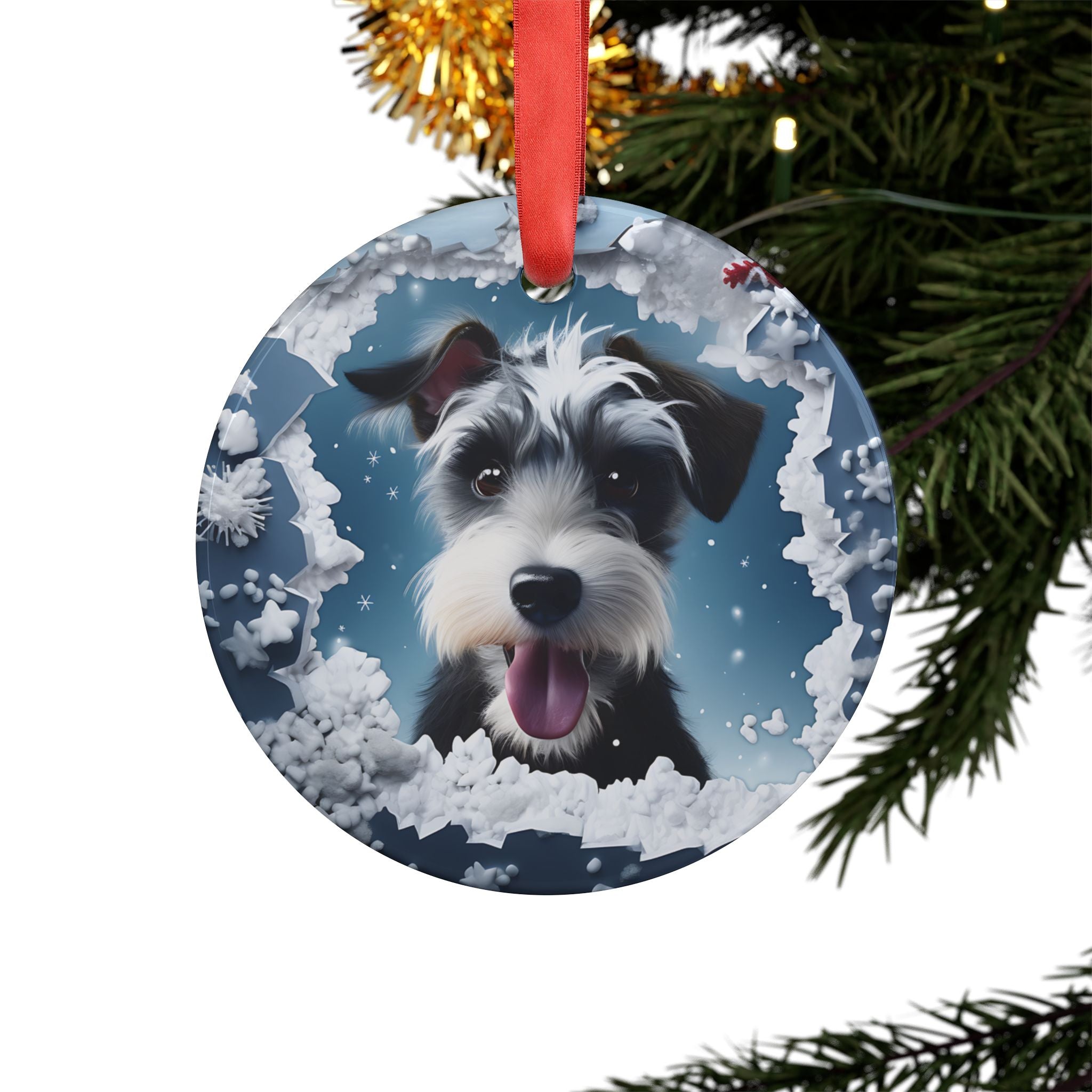 Dog Lover Ornaments with Ribbon- 21 Breeds