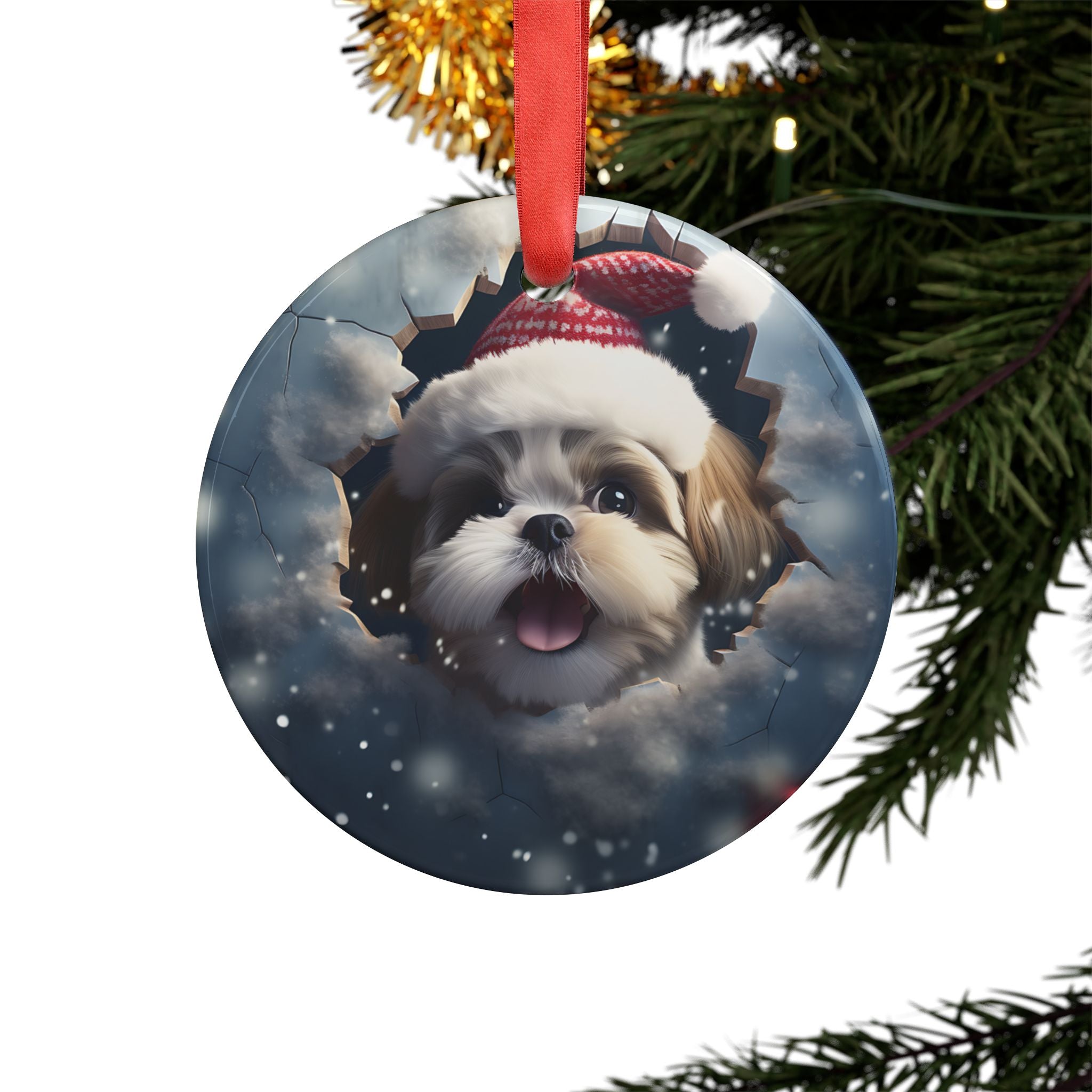 Dog Lover Ornaments with Ribbon- 21 Breeds