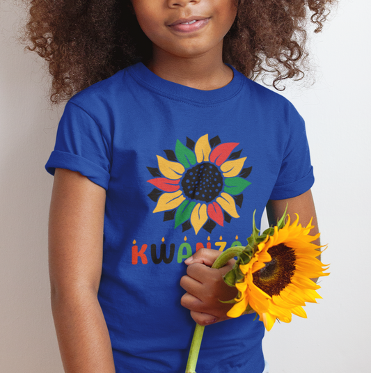 Kids - Sunflower Kwanzaa T-shirt