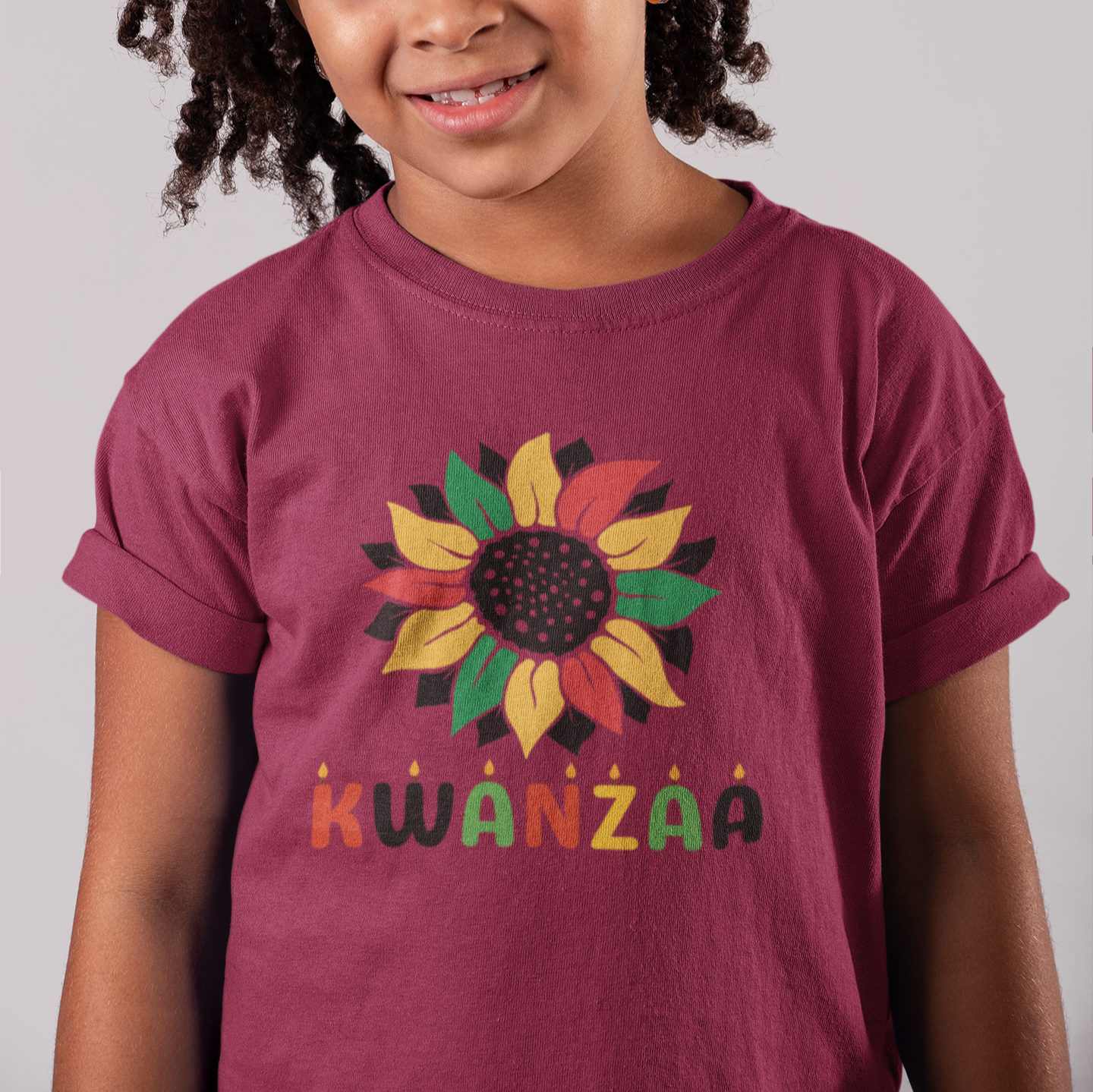 Kids - Sunflower Kwanzaa T-shirt
