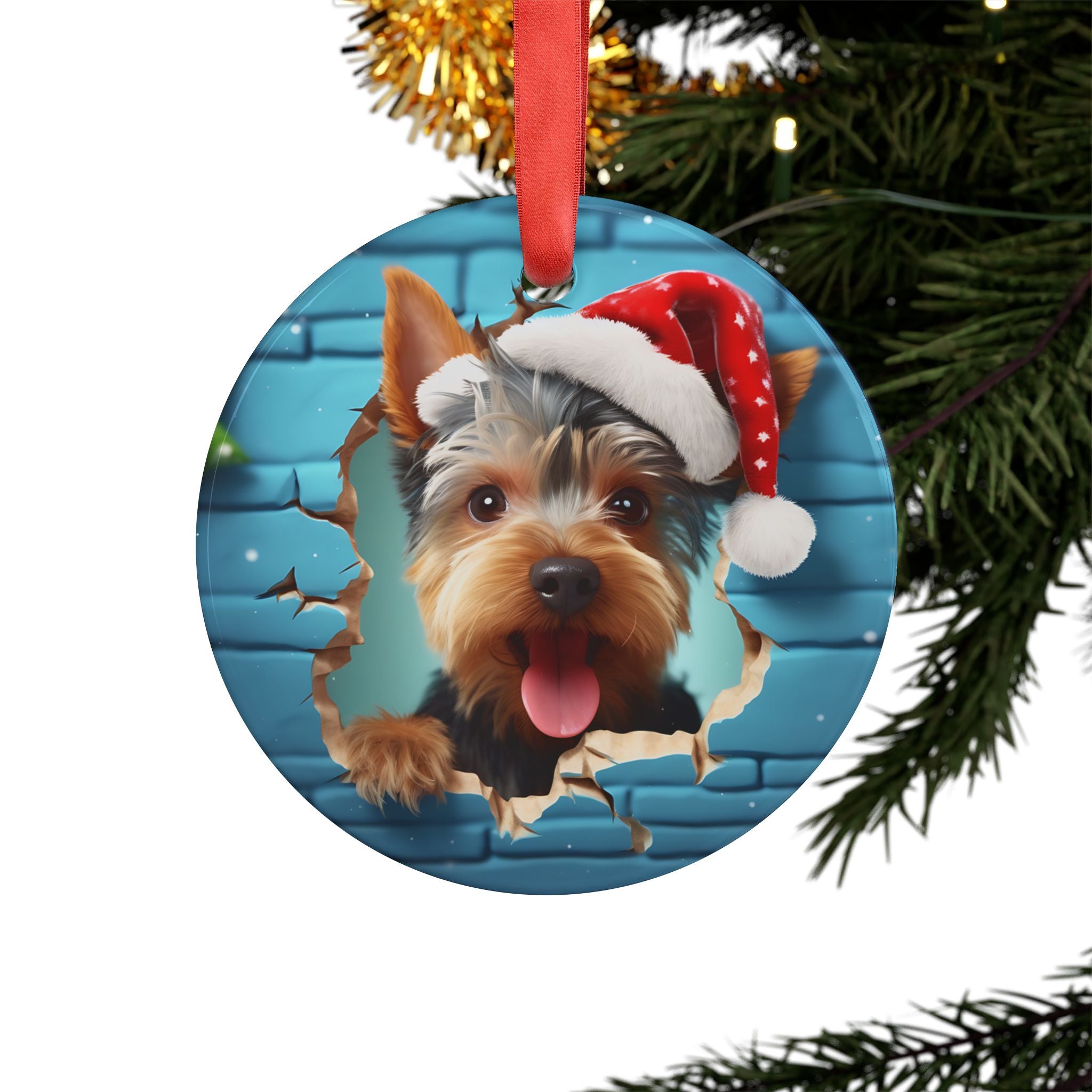 Dog Lover Ornaments with Ribbon- 21 Breeds
