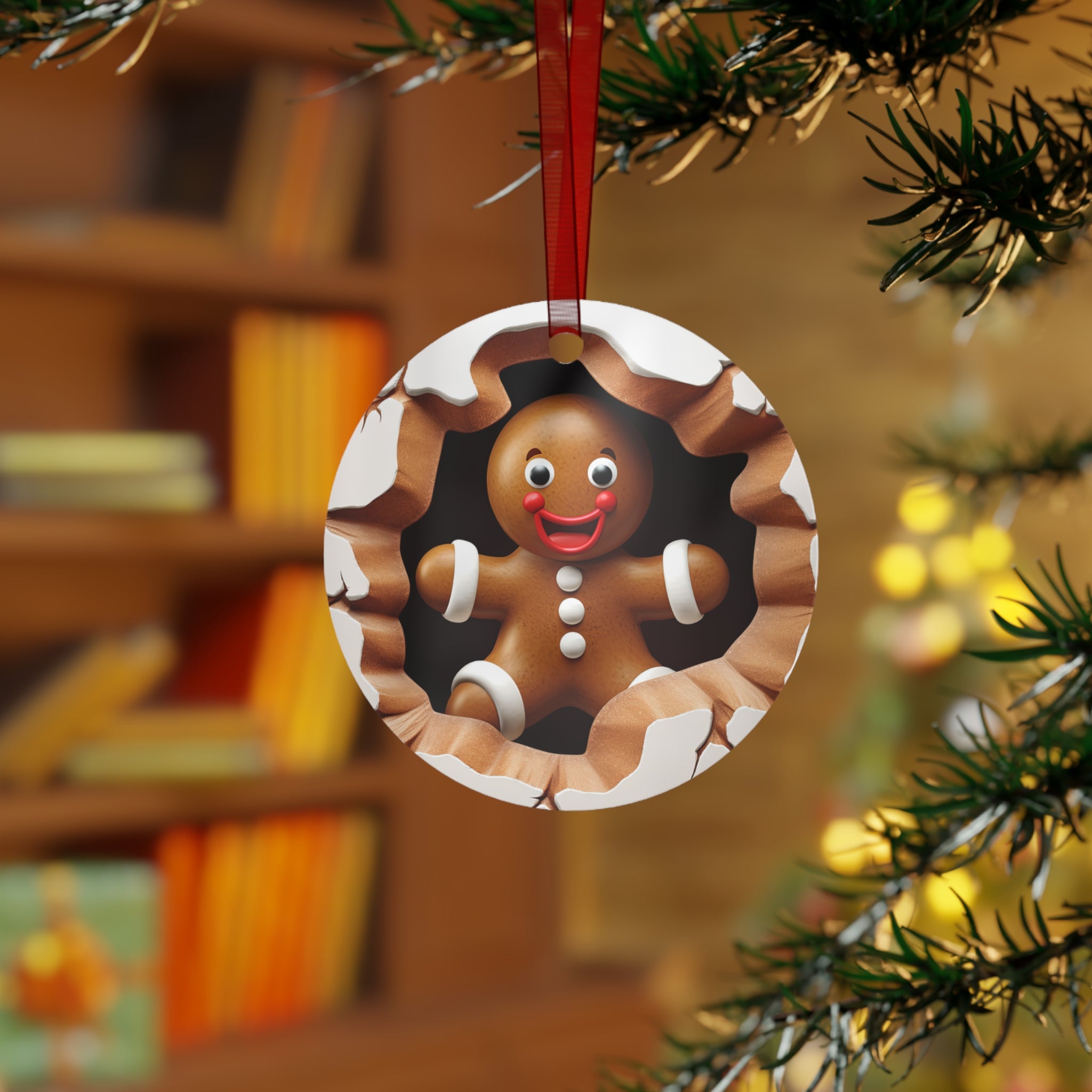 Busting Out Gingerbread Ornament
