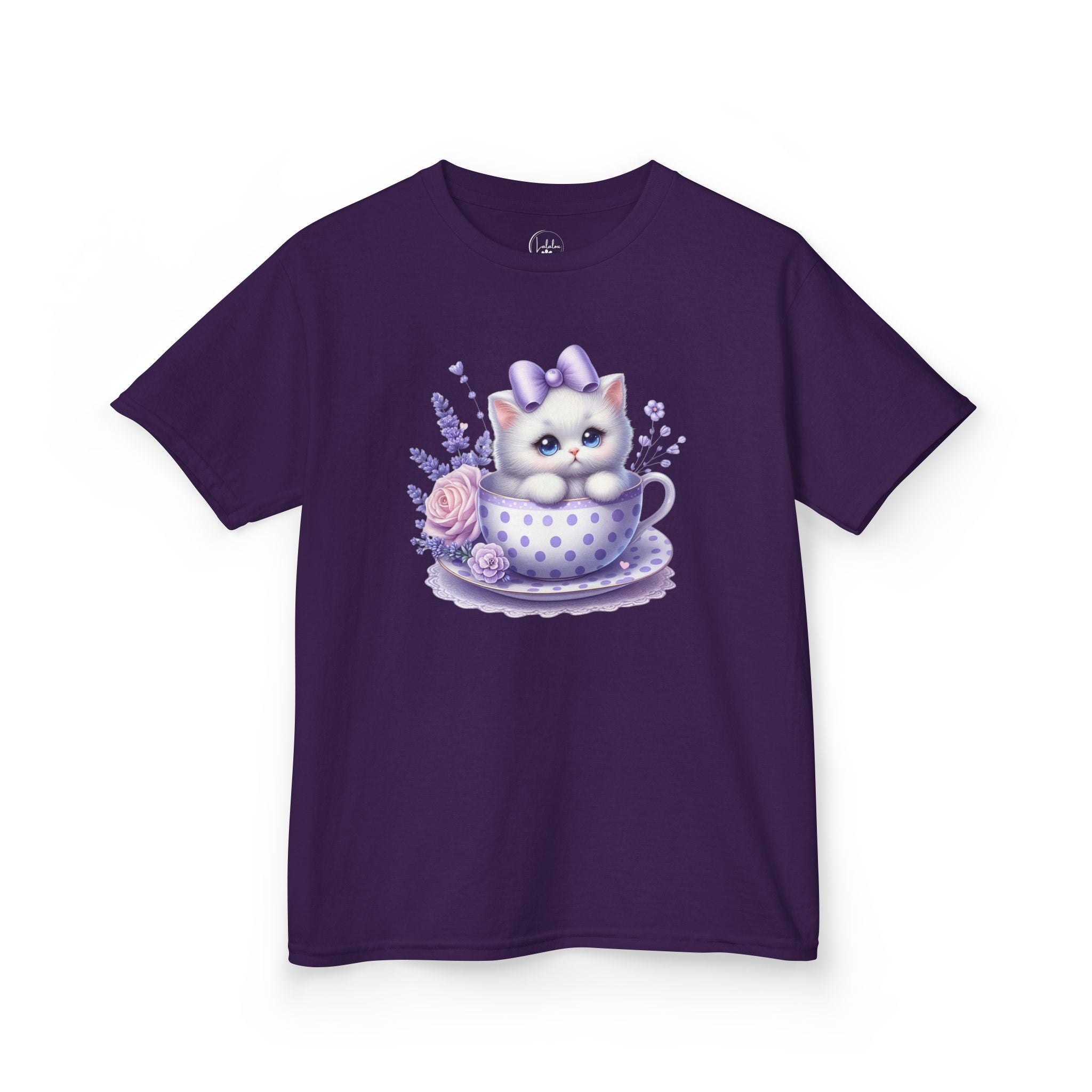 Lavender Tea Time Kitten
