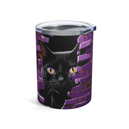 Peeking Cat Tumbler 10oz