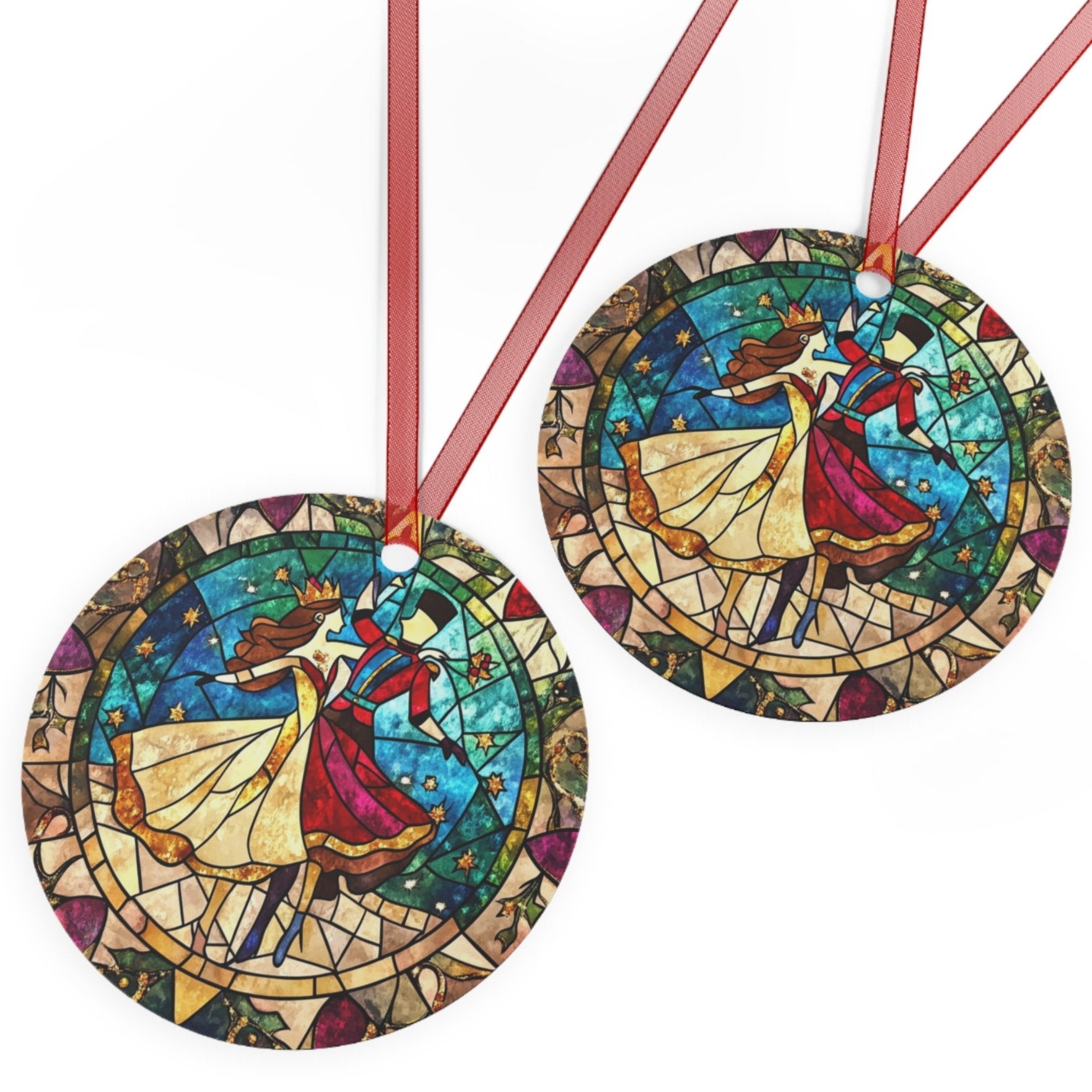 Nutcracker Couple Christmas Ornament