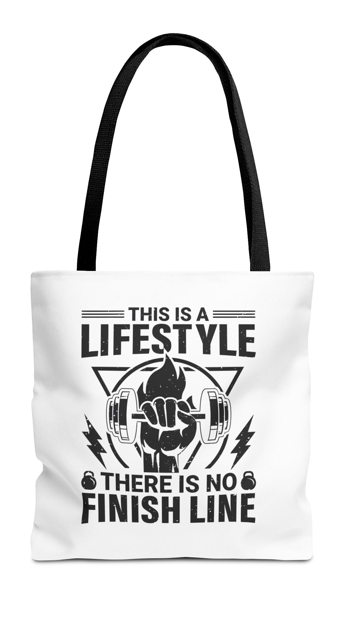 This is a Lifestyle, There is no Finish Line Tote Bag