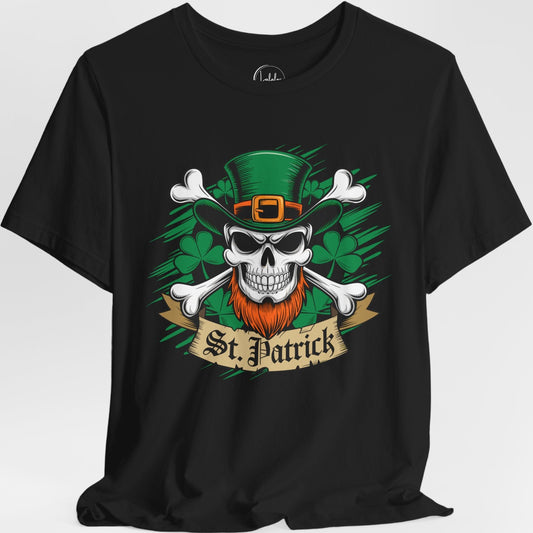 Irish Leprechaun Skull and Cross Bones