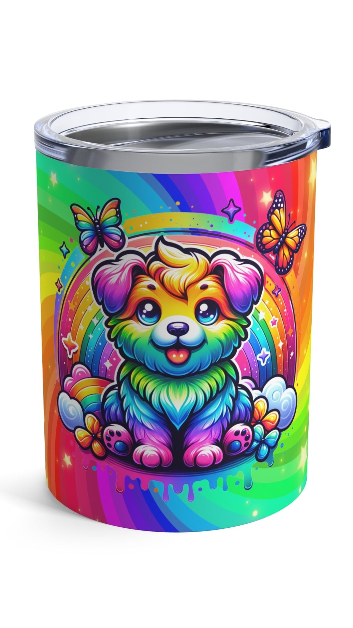 Rainbow Doggie Kids Tumbler