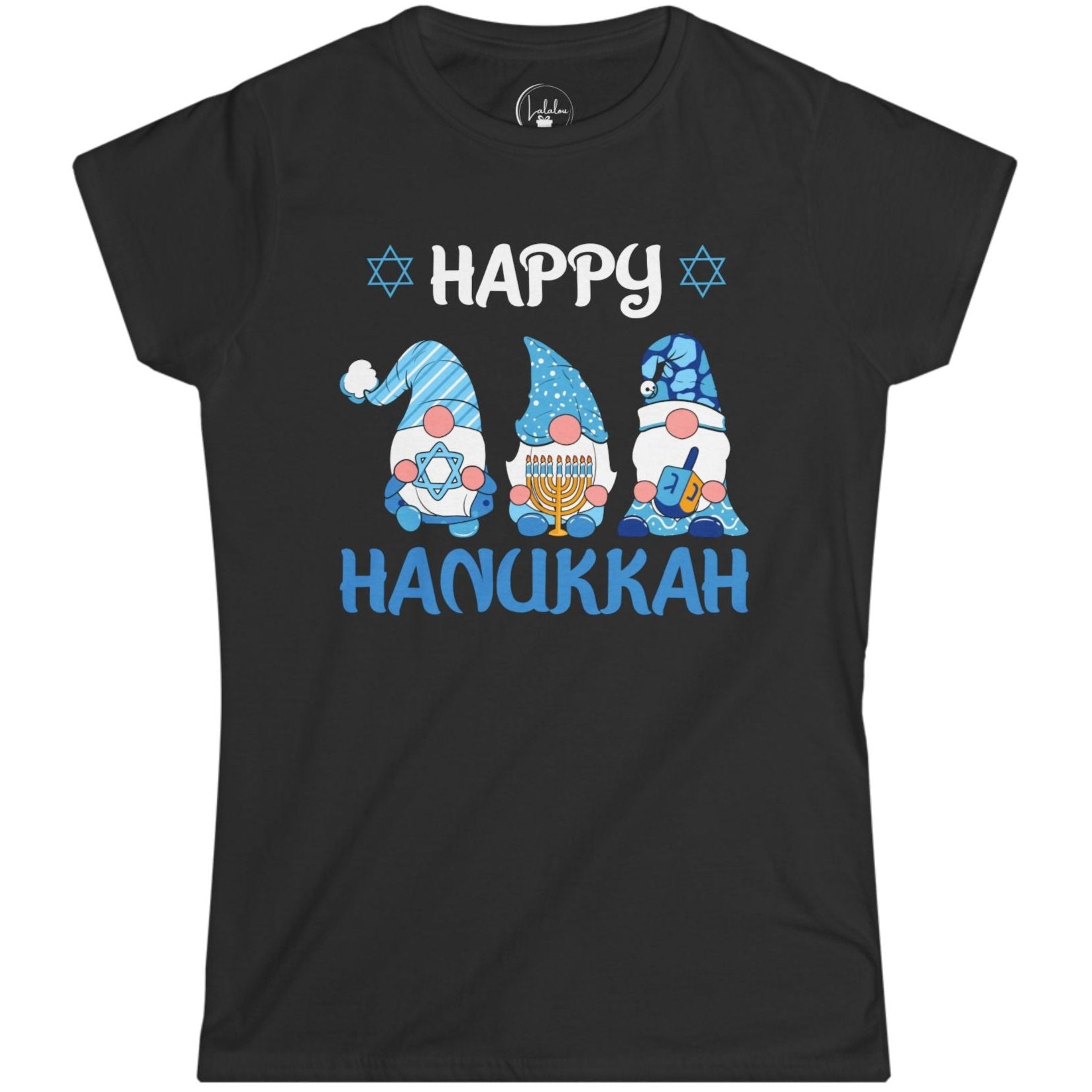 Happy Hanukkah Feminine Cut