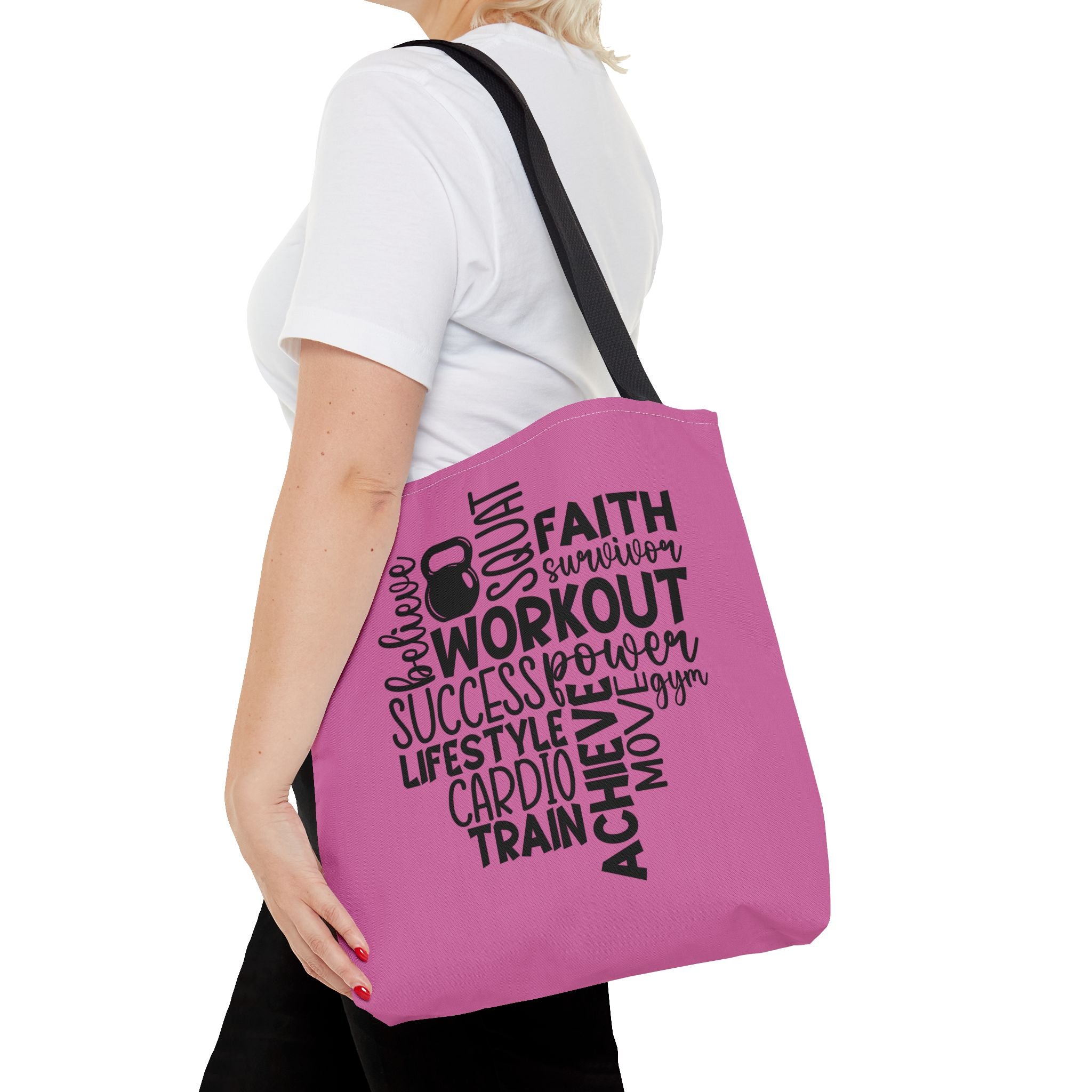 Workout Collage Tote Bag