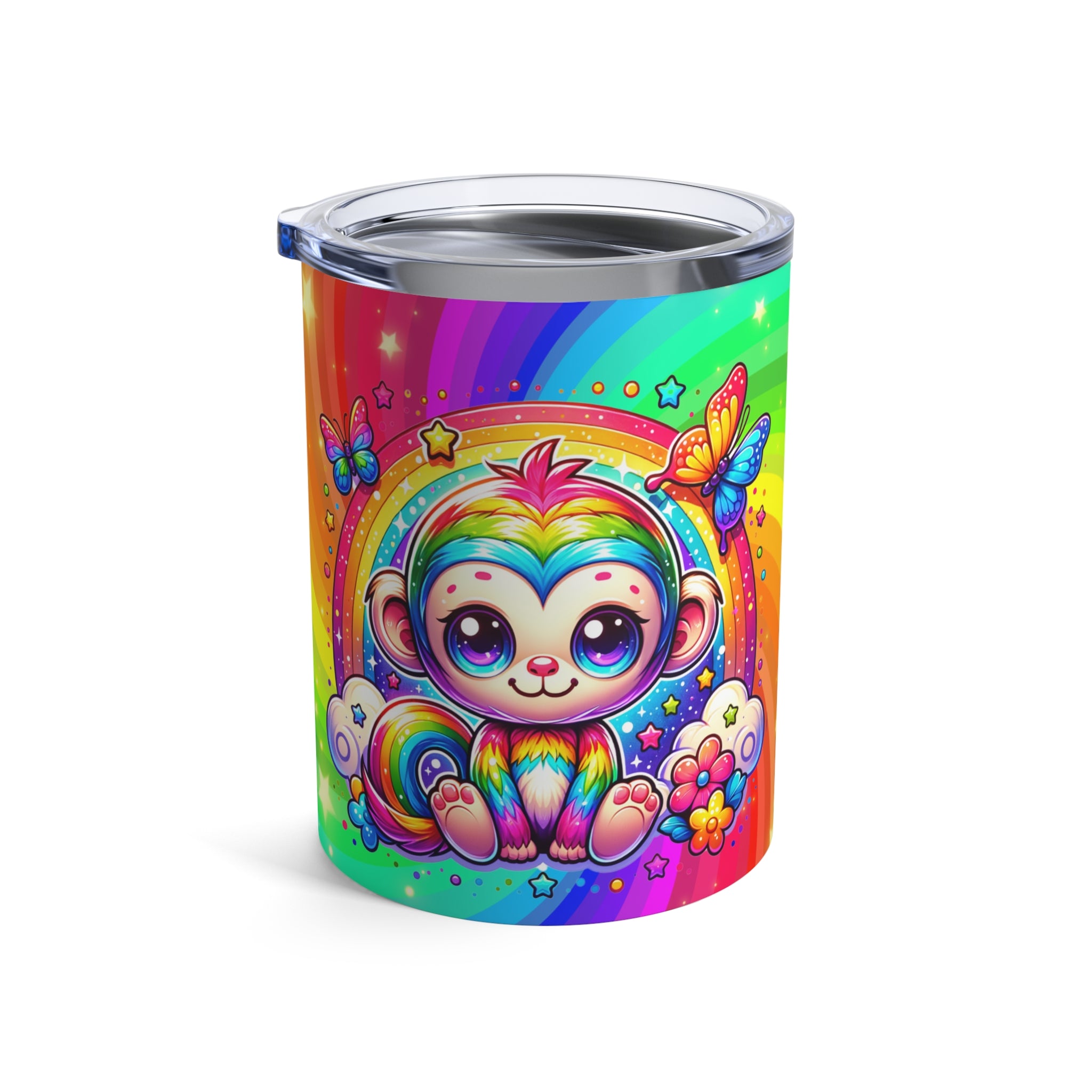 Rainbow Monkey Kids Tumbler