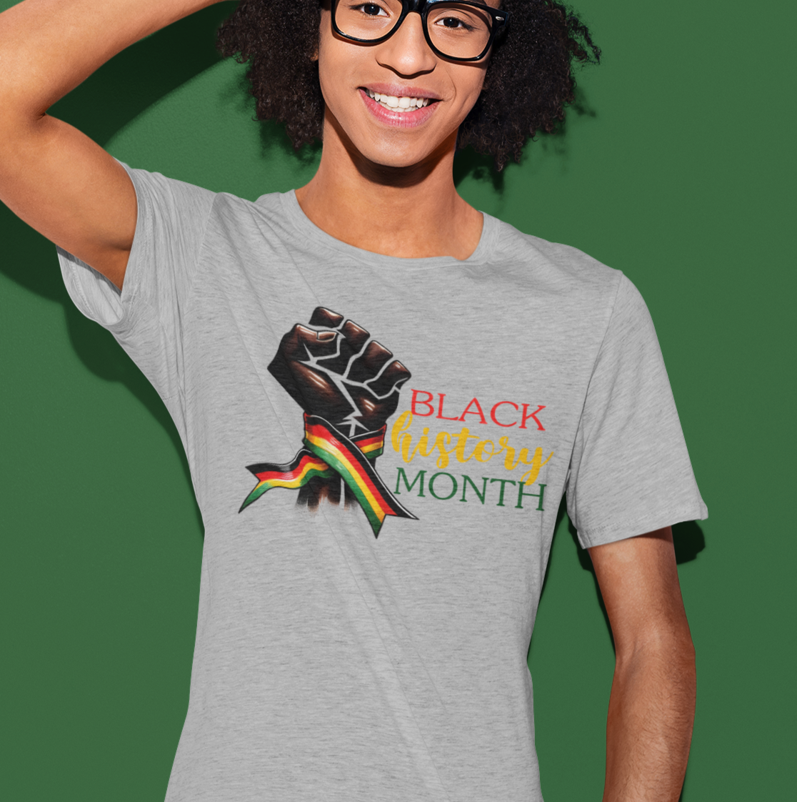 Fist of Black History Month