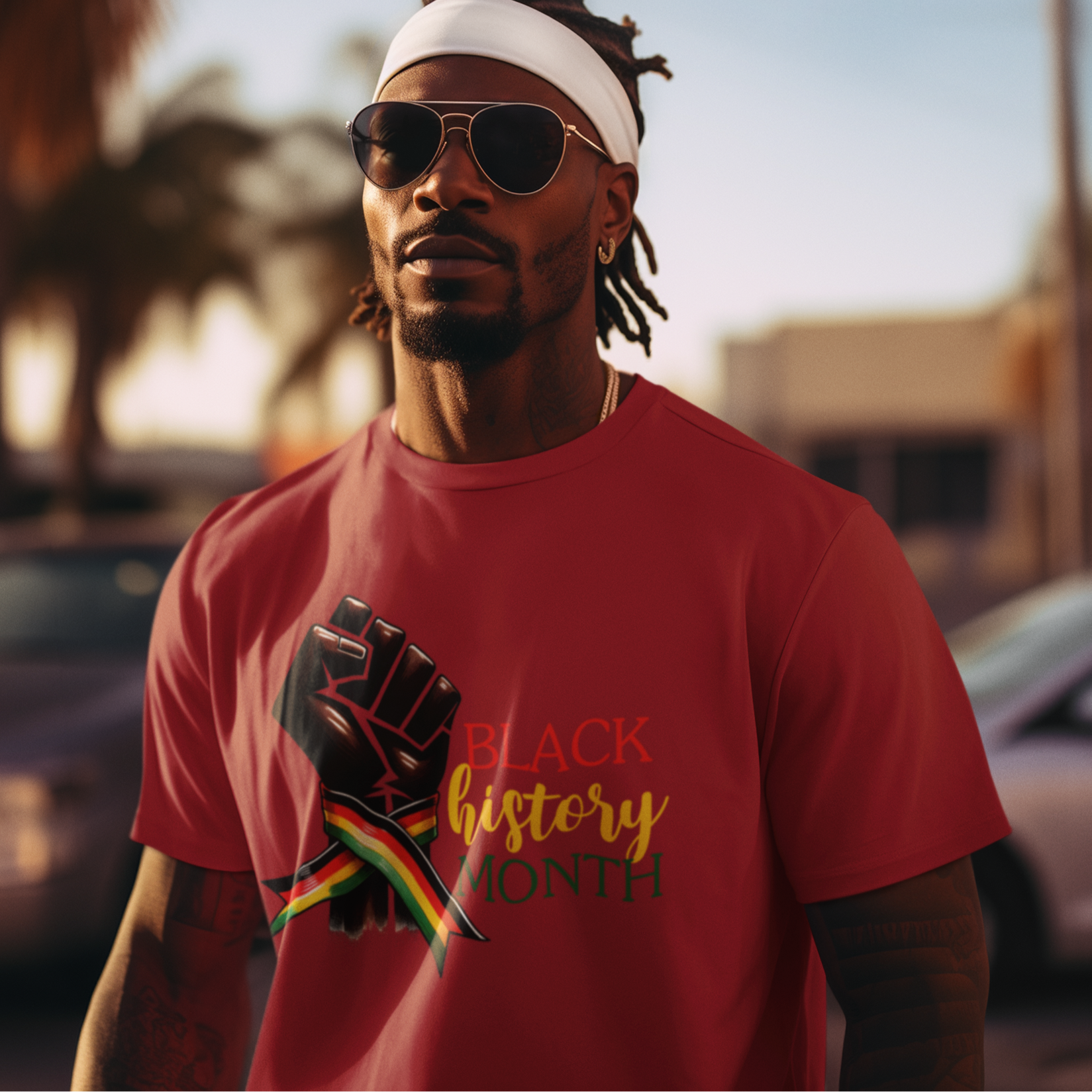 Fist of Black History Month