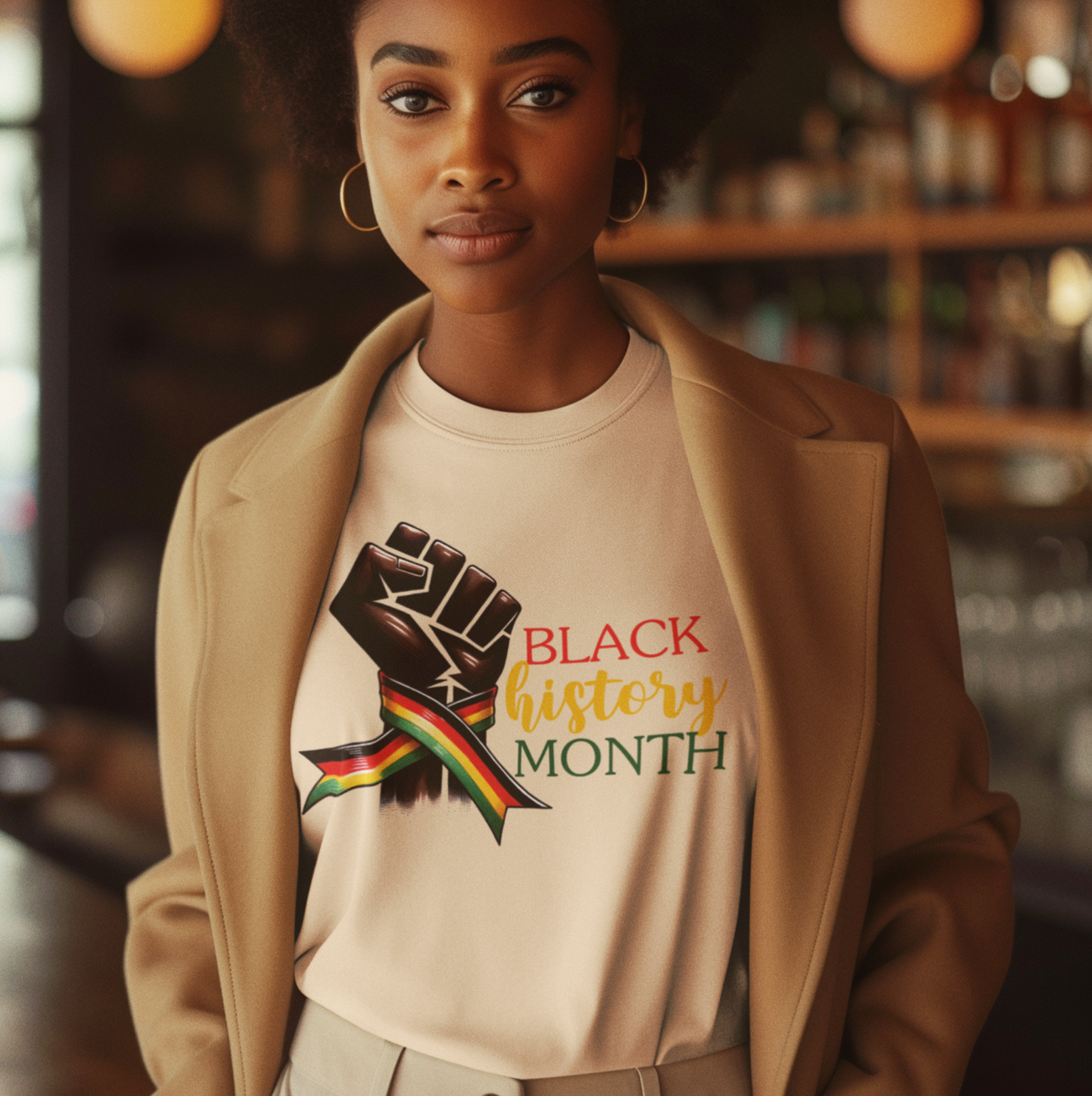 Fist of Black History Month