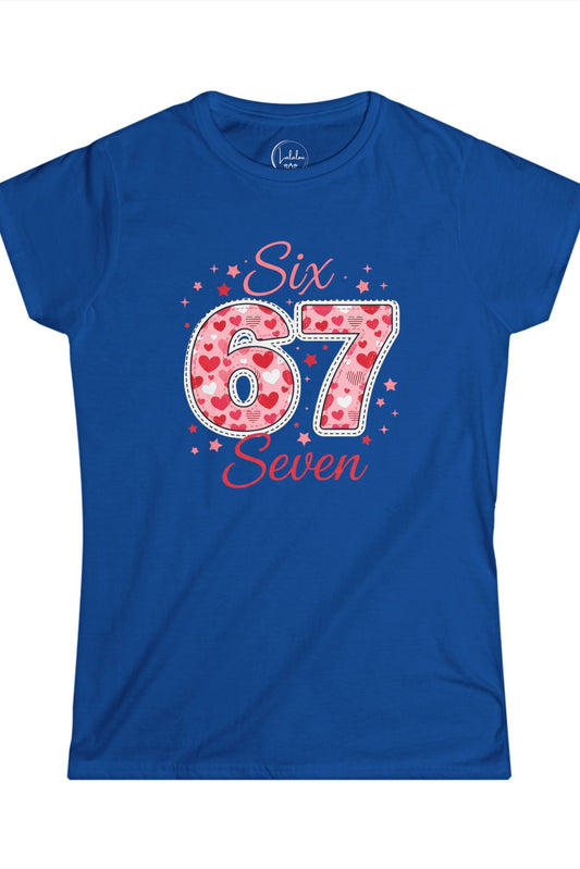 Six Seven' 67 Pink Heart