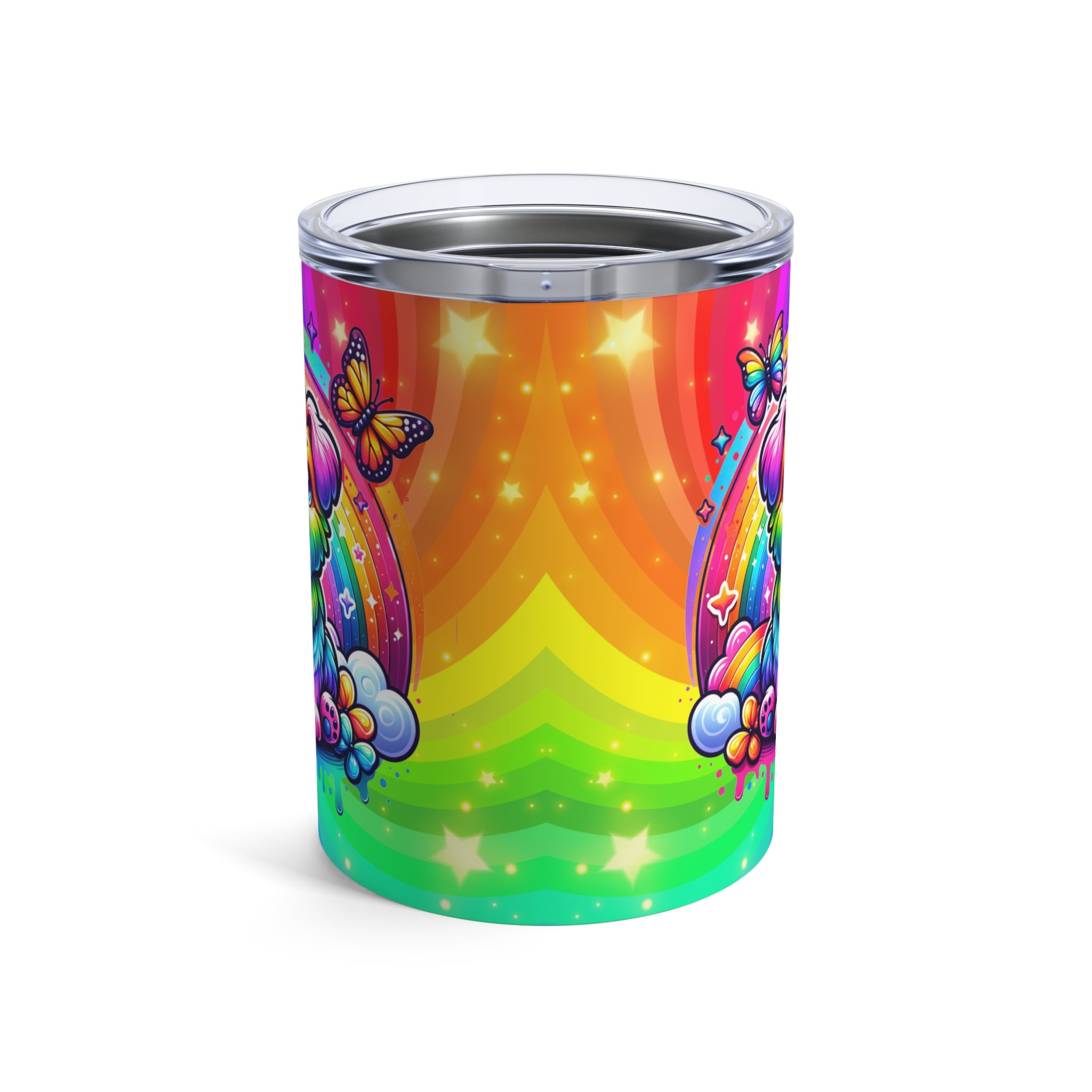 Rainbow Doggie Kids Tumbler