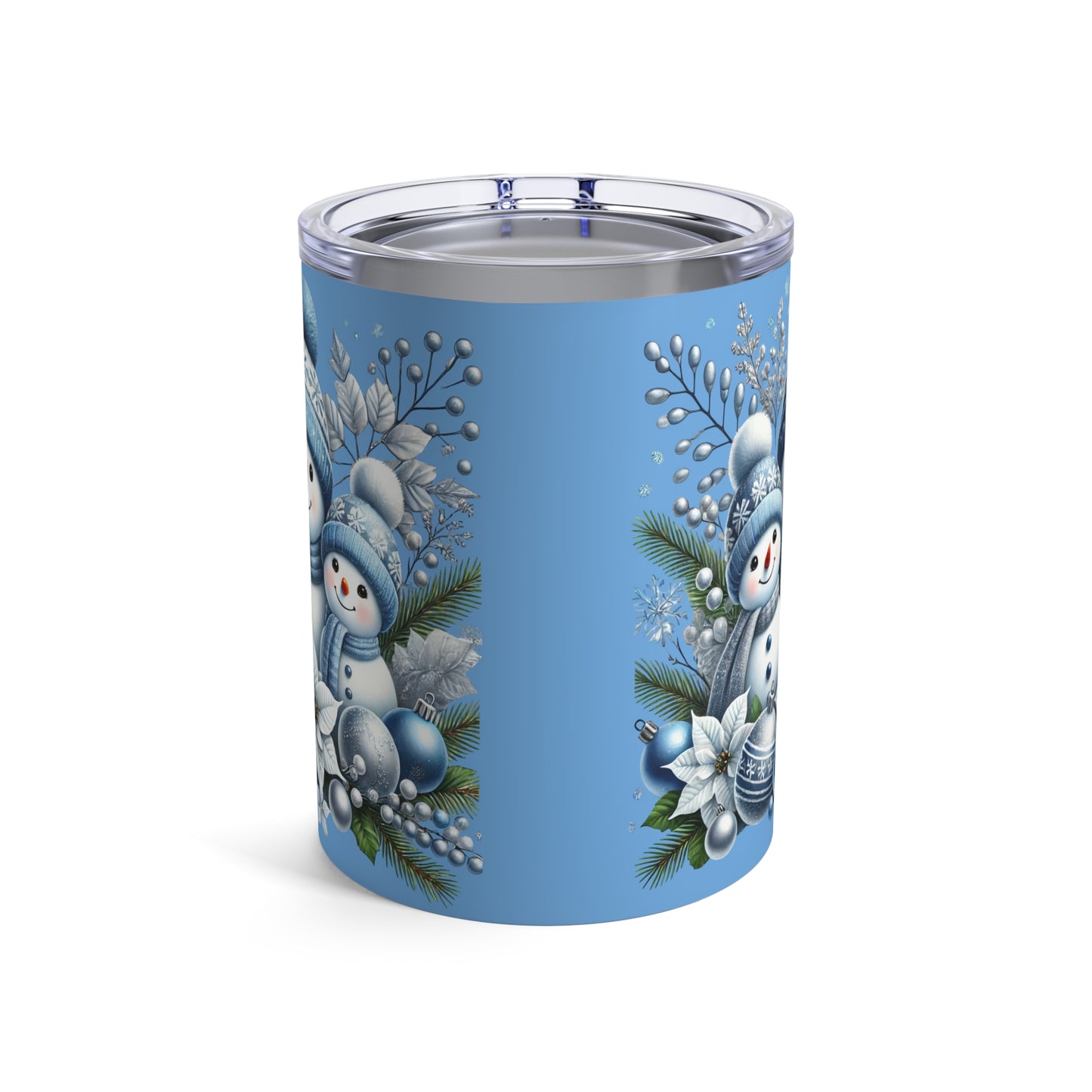 Blue Snowman Family 10oz