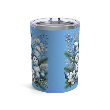 Blue Snowman Family 10oz
