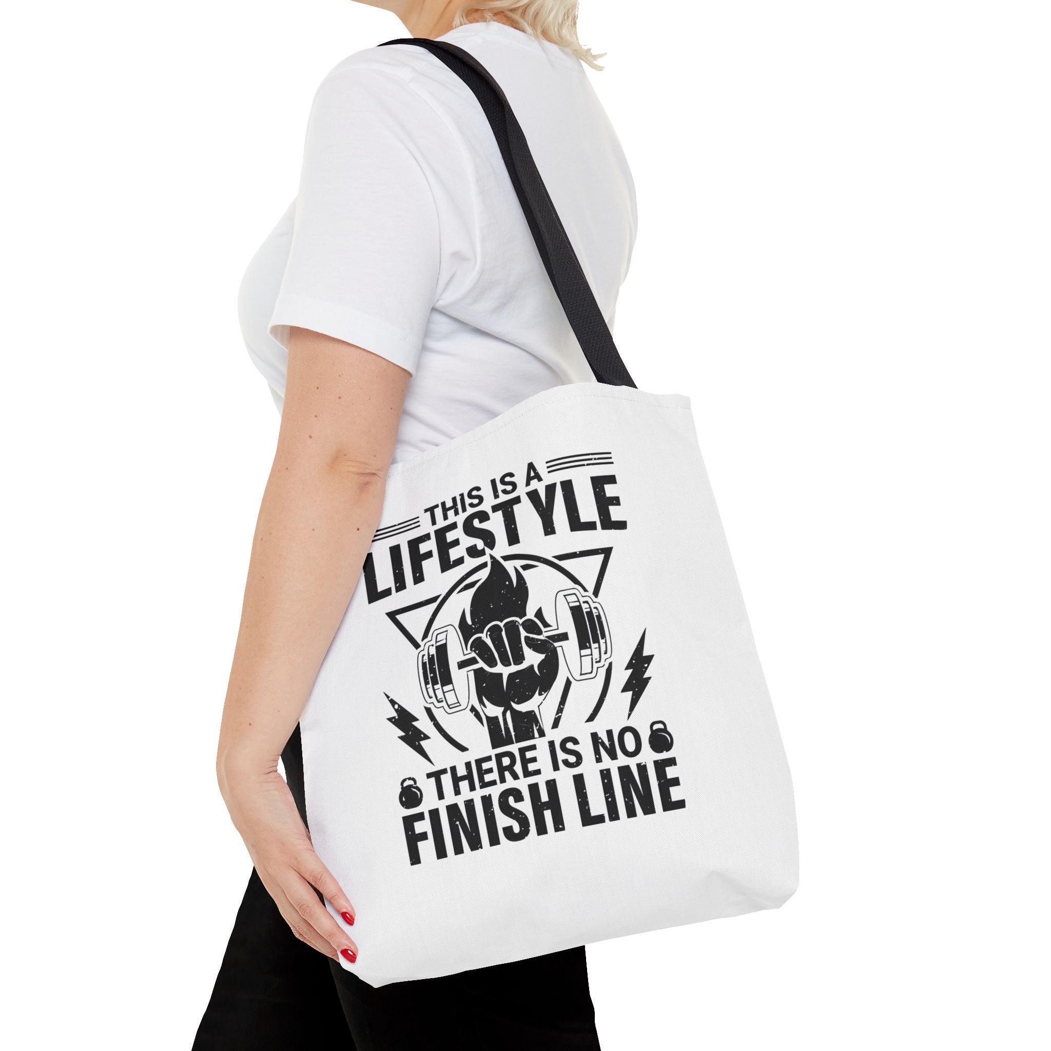 This is a Lifestyle, There is no Finish Line Tote Bag