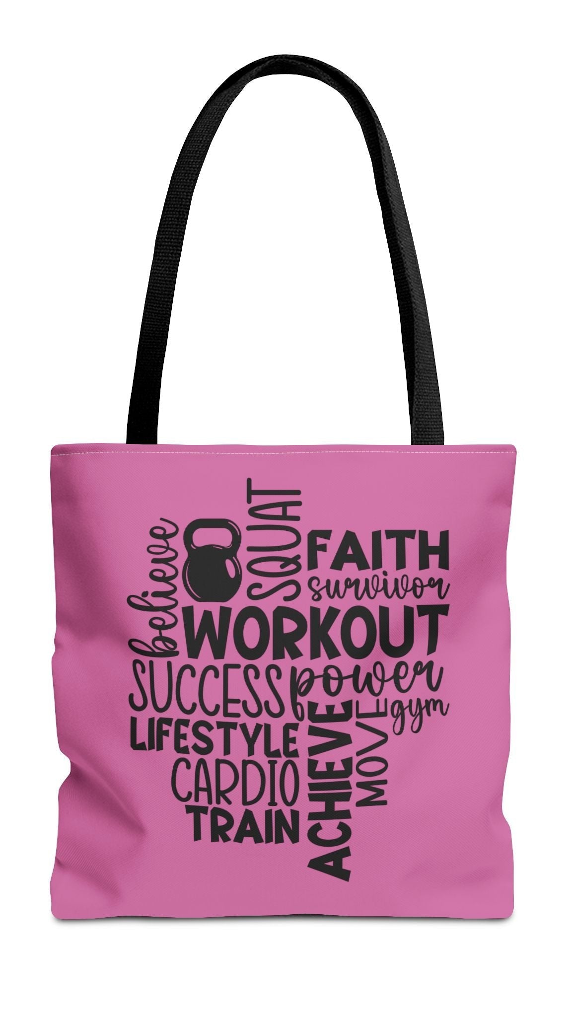 Workout Collage Tote Bag