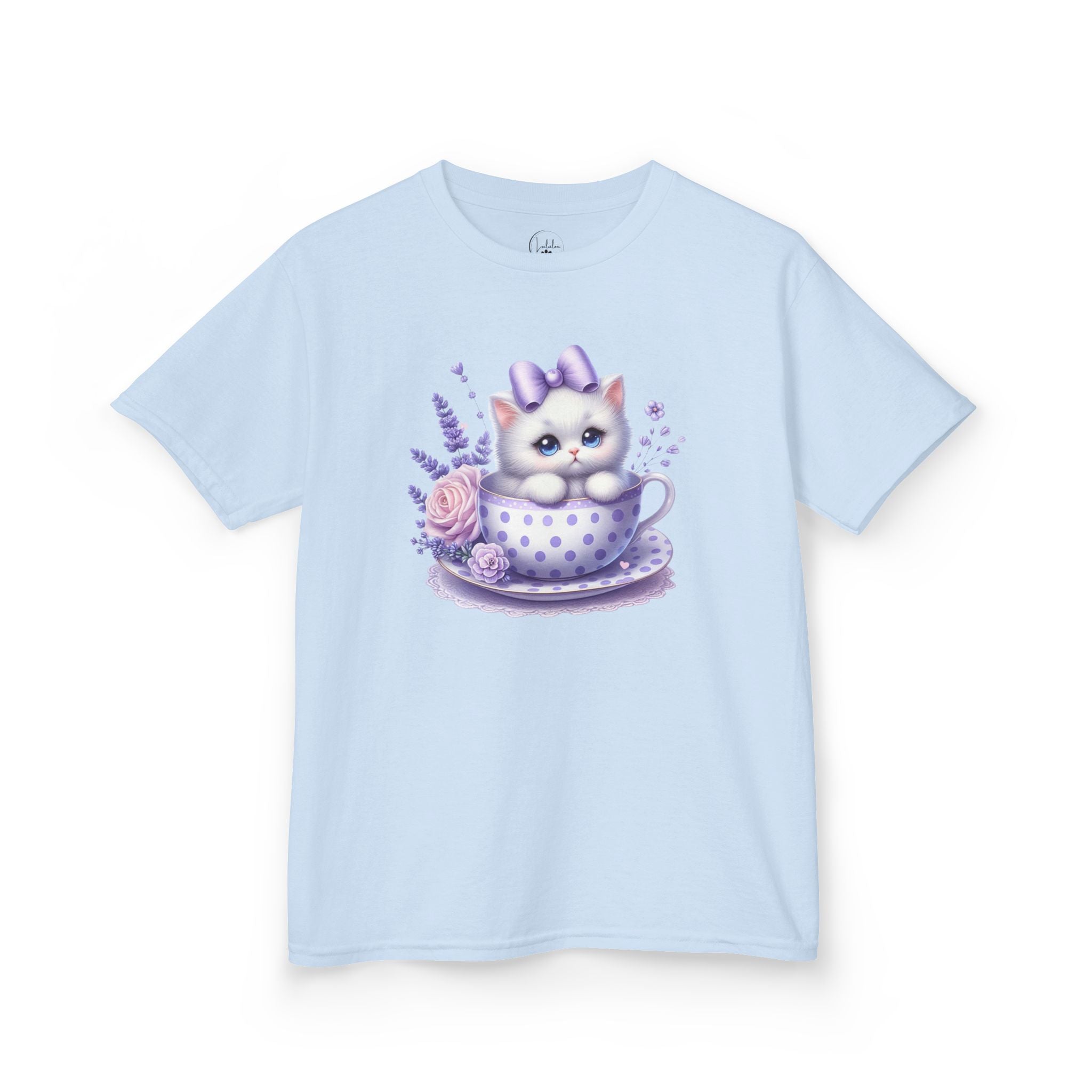Lavender Tea Time Kitten
