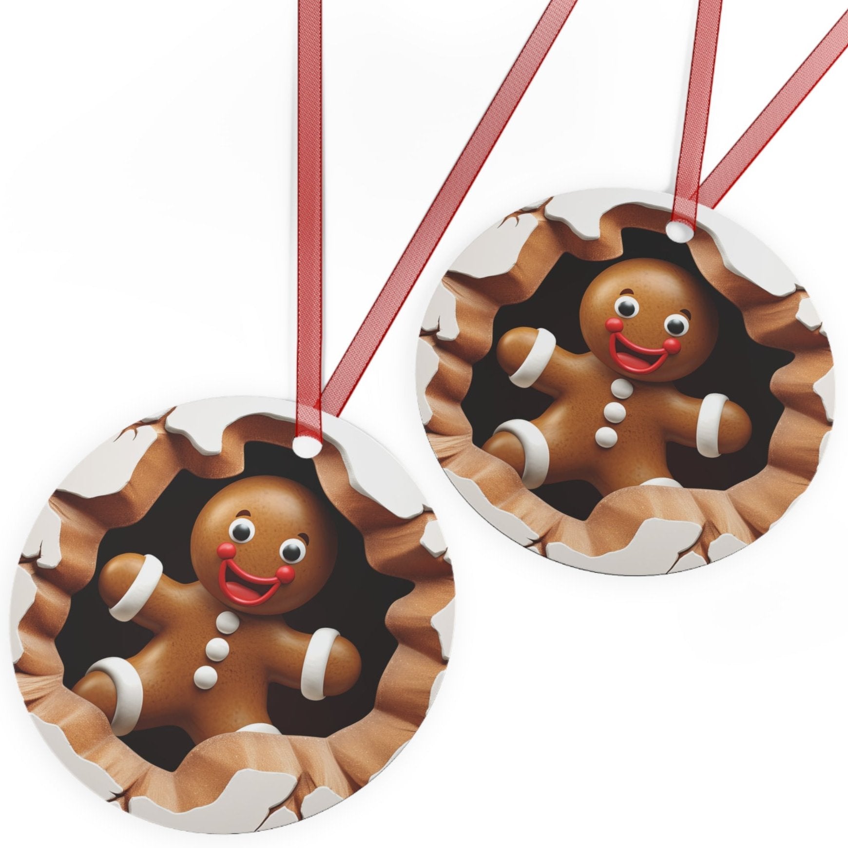 Busting Out Gingerbread Ornament