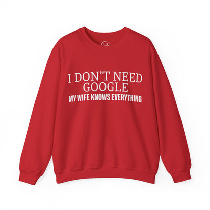 I Don't Need Google, My Wife Knows Everything