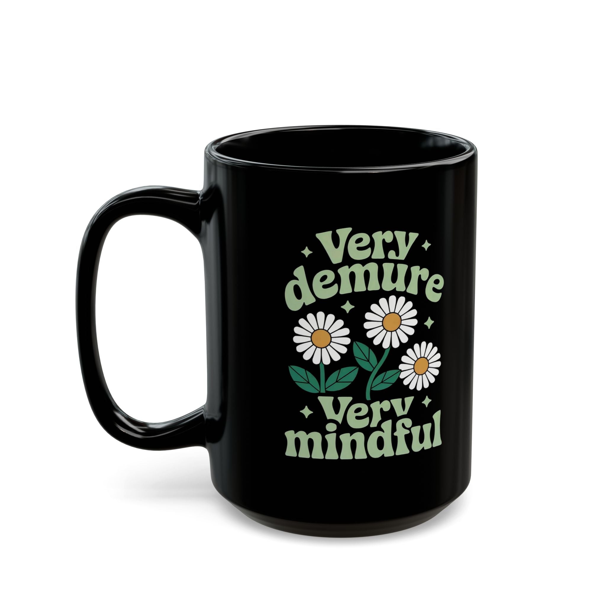 Very Demure Black Mug (11oz, 15oz)