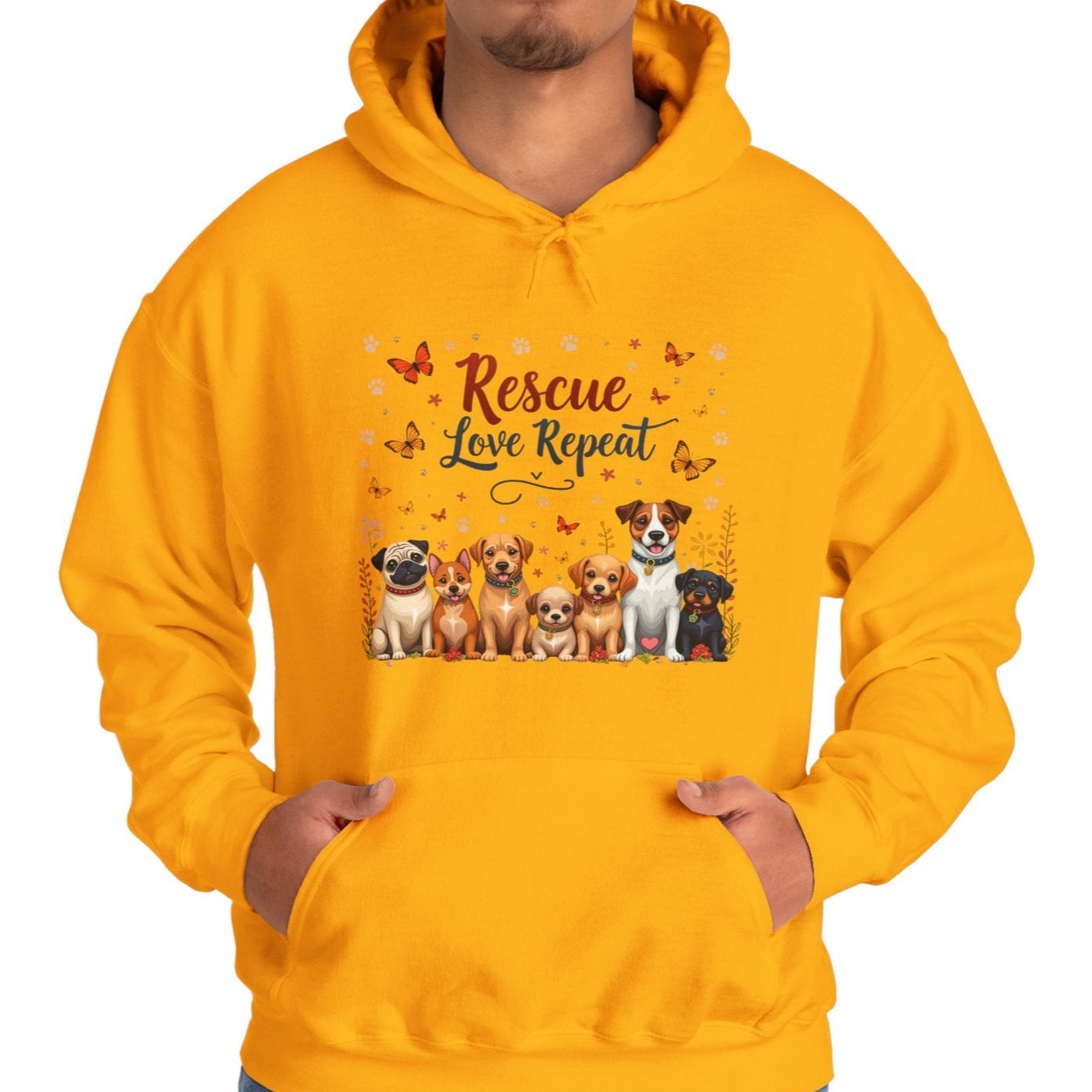 Rescue Love Repeat Hoodie